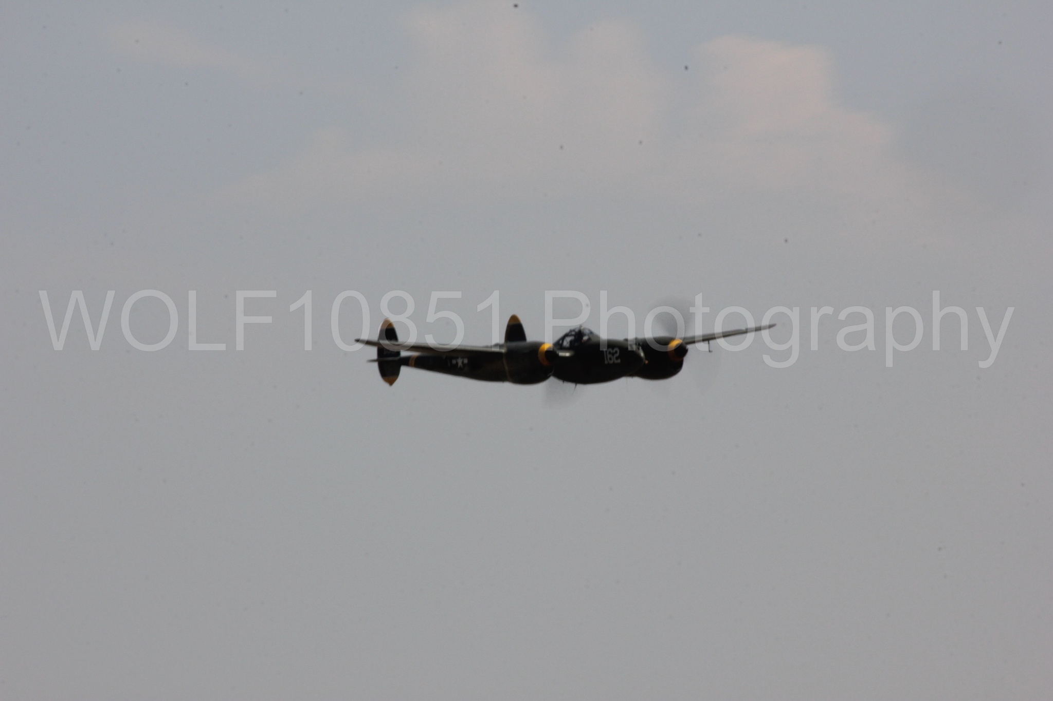 Aviation photography by WOLF10851 featuring P-38 Lightning, 23 Skidoo, California Capital Airshow 2017.