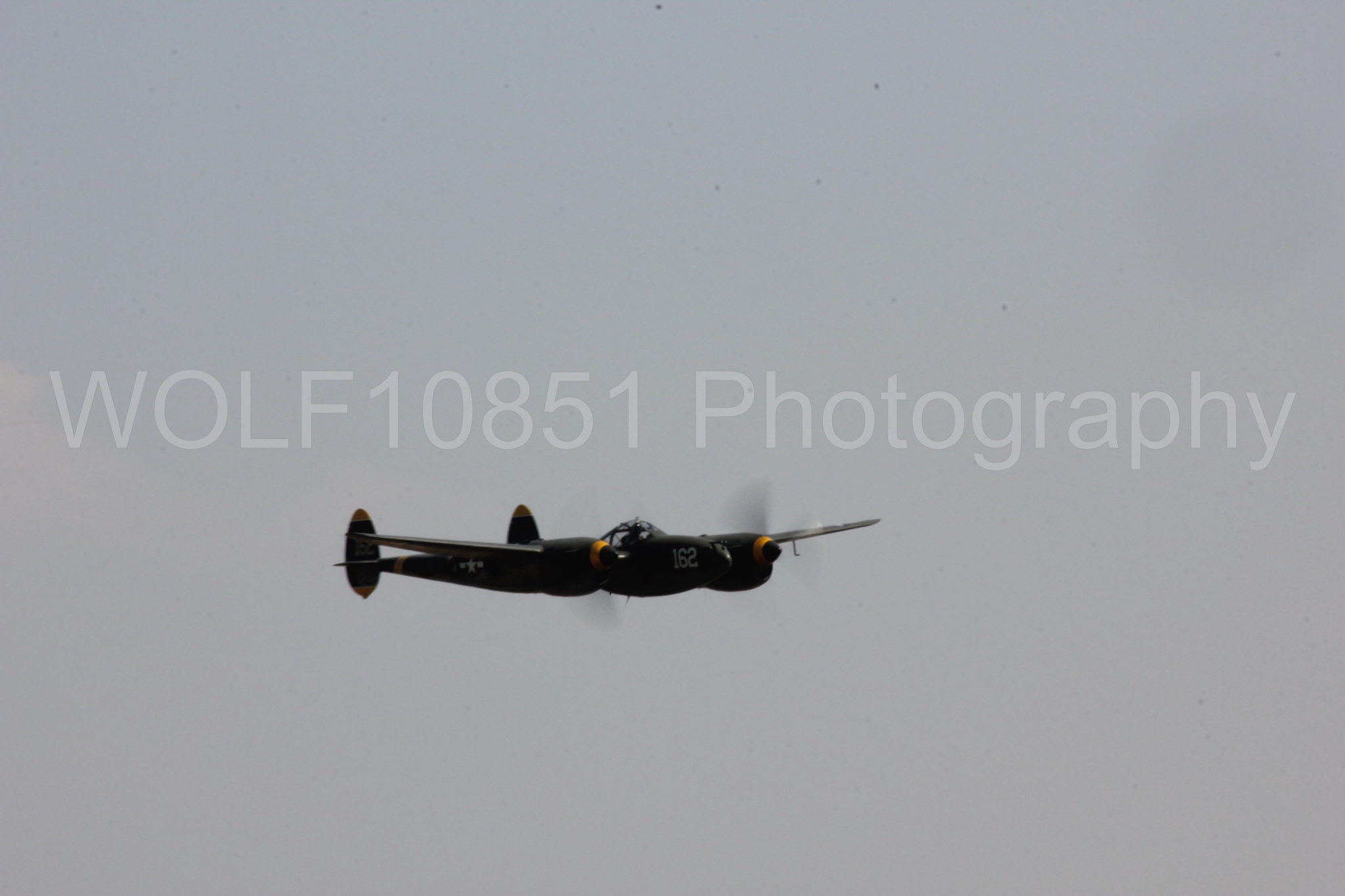 Aviation photography by WOLF10851 featuring P-38 Lightning, 23 Skidoo, California Capital Airshow 2017.