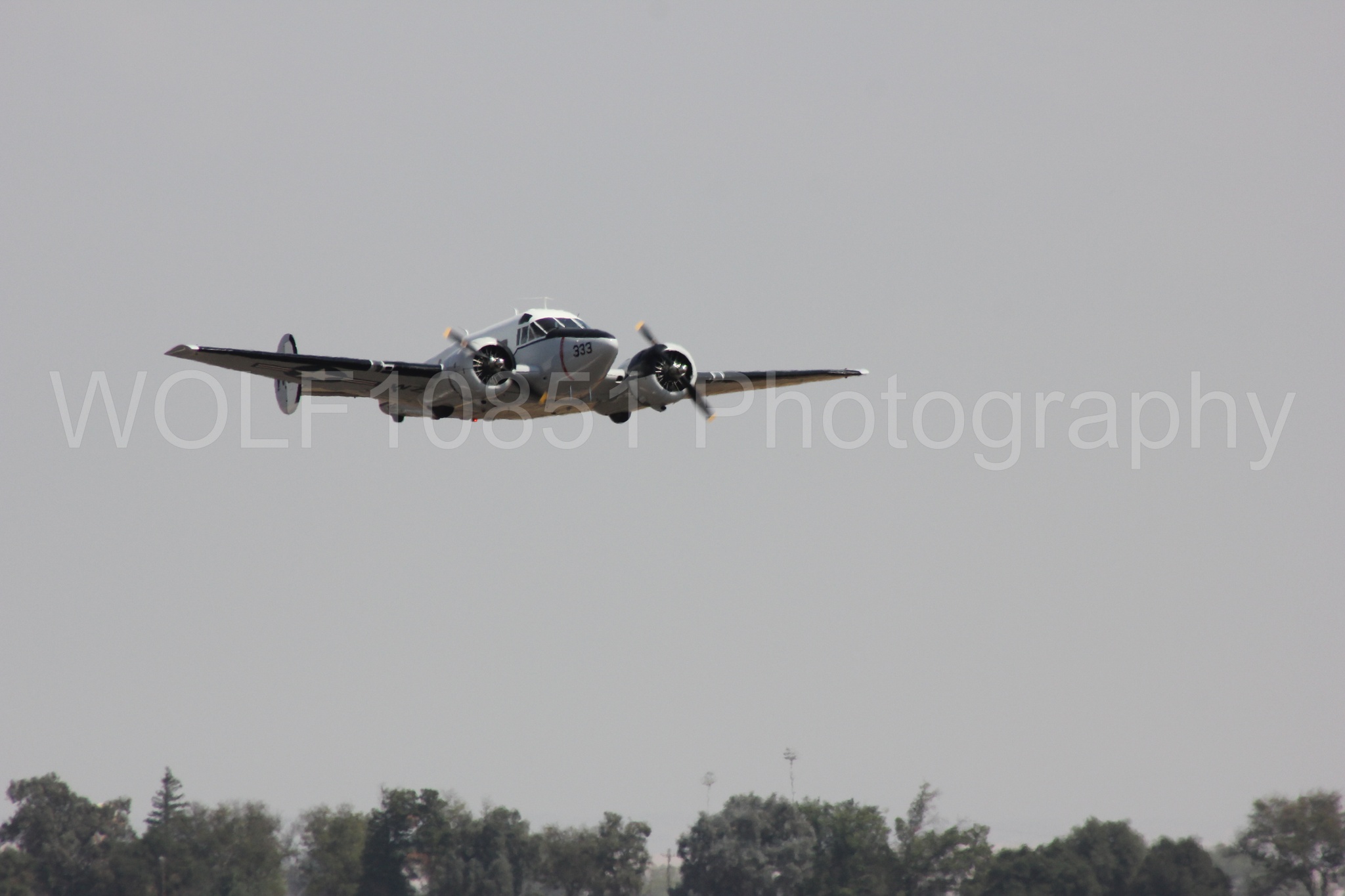 Aviation photography by WOLF10851 featuring California Capital Airshow 2017, Beechcraft Twin Beech 18.