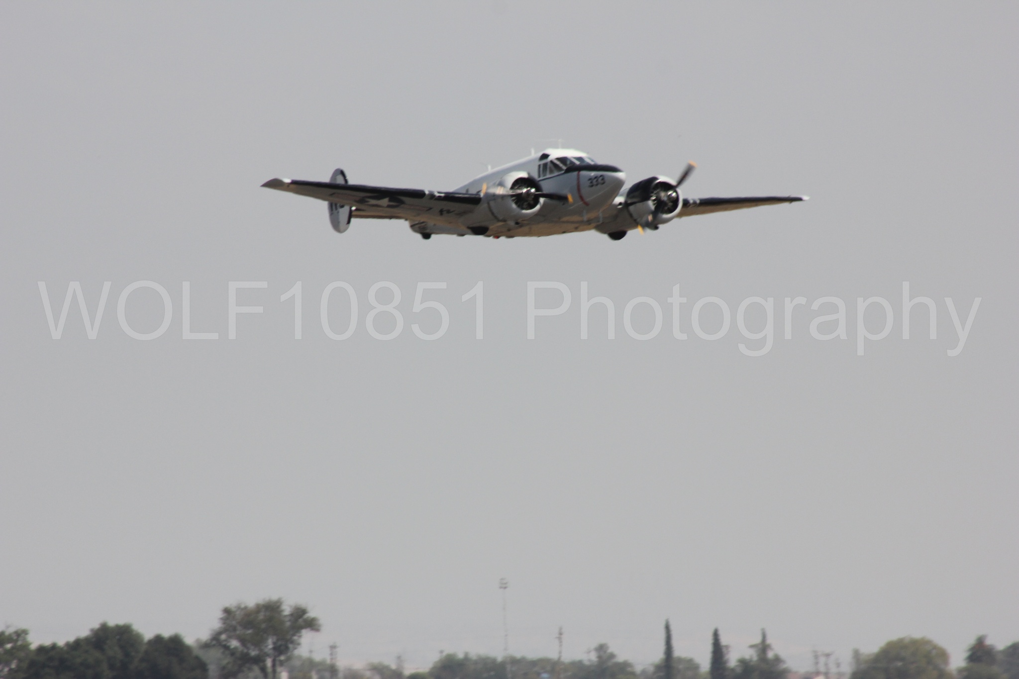 Aviation photography by WOLF10851 featuring California Capital Airshow 2017, Beechcraft Twin Beech 18.
