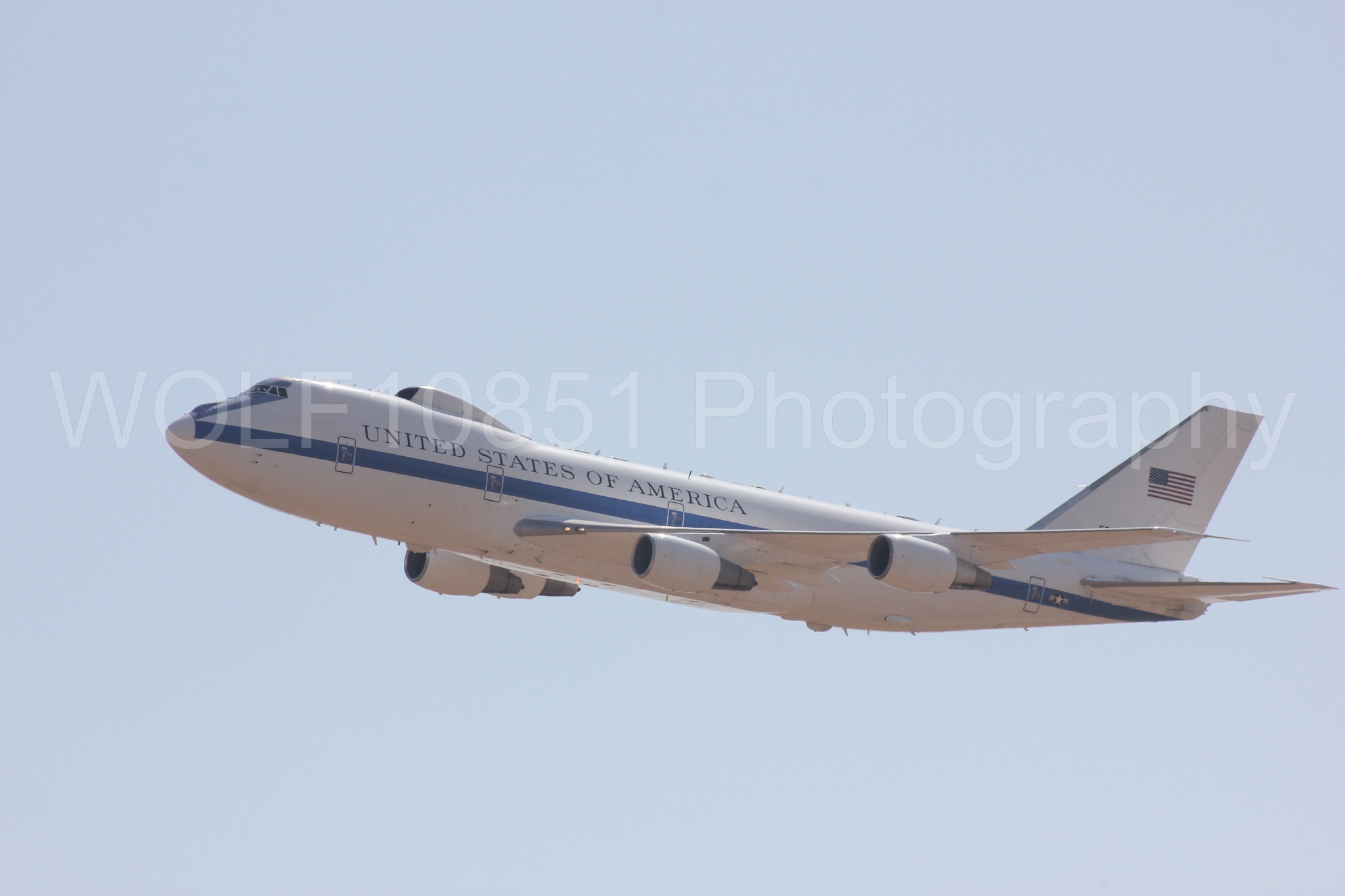 Aviation photography by WOLF10851 featuring California Capital Airshow 2017, E-4B Nightwatch.