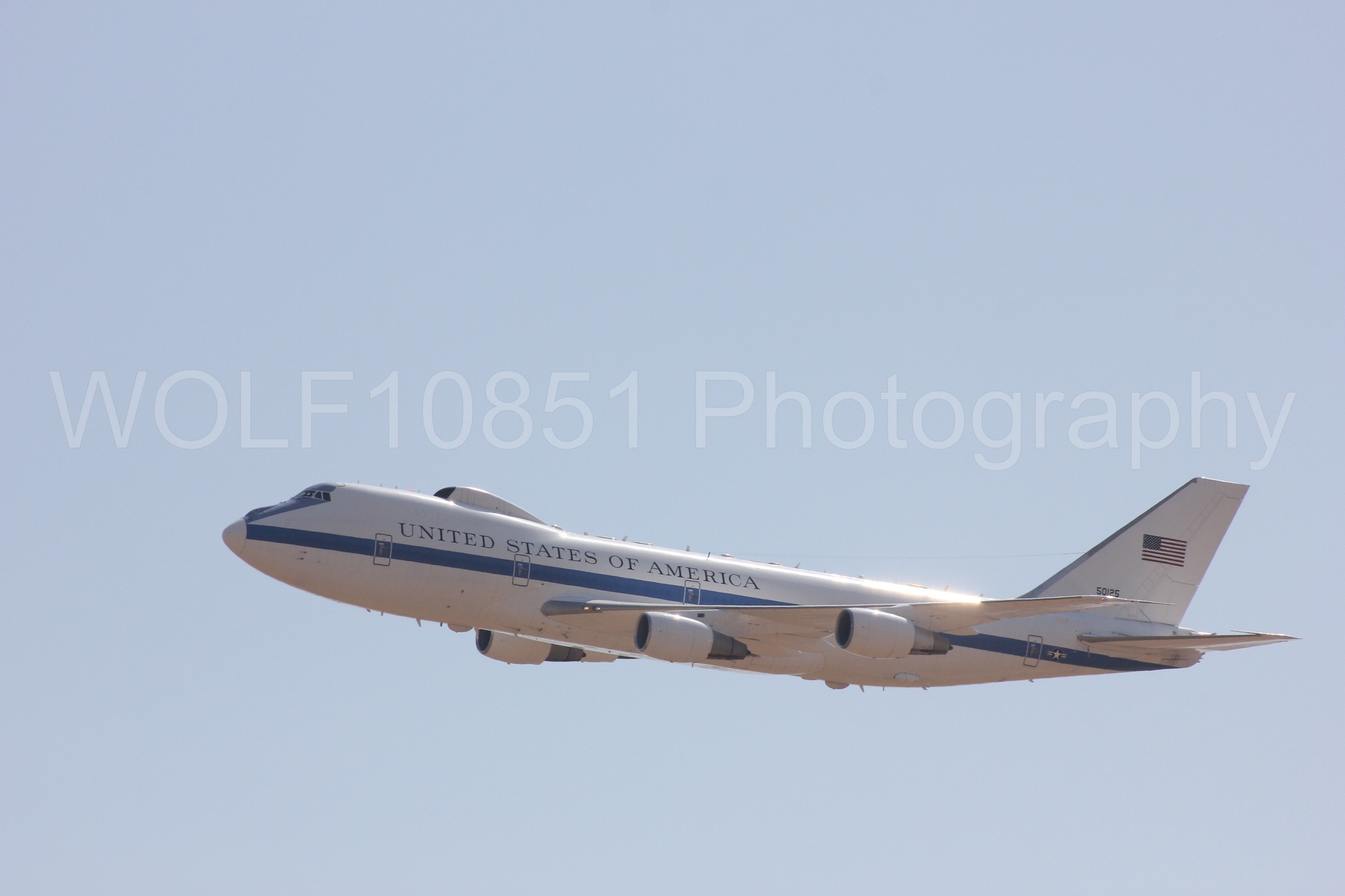 Aviation photography by WOLF10851 featuring California Capital Airshow 2017, E-4B Nightwatch.