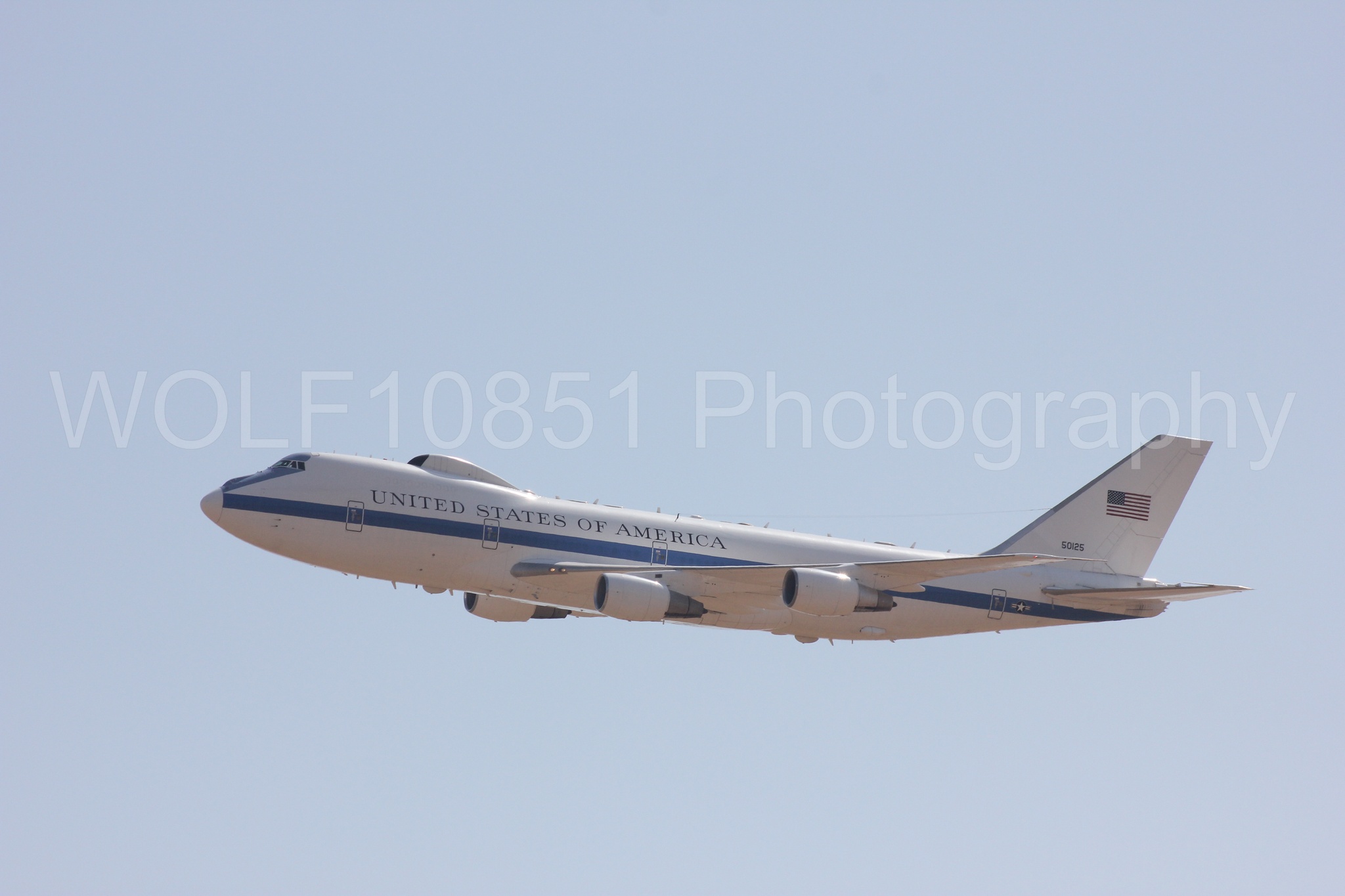 Aviation photography by WOLF10851 featuring California Capital Airshow 2017, E-4B Nightwatch.