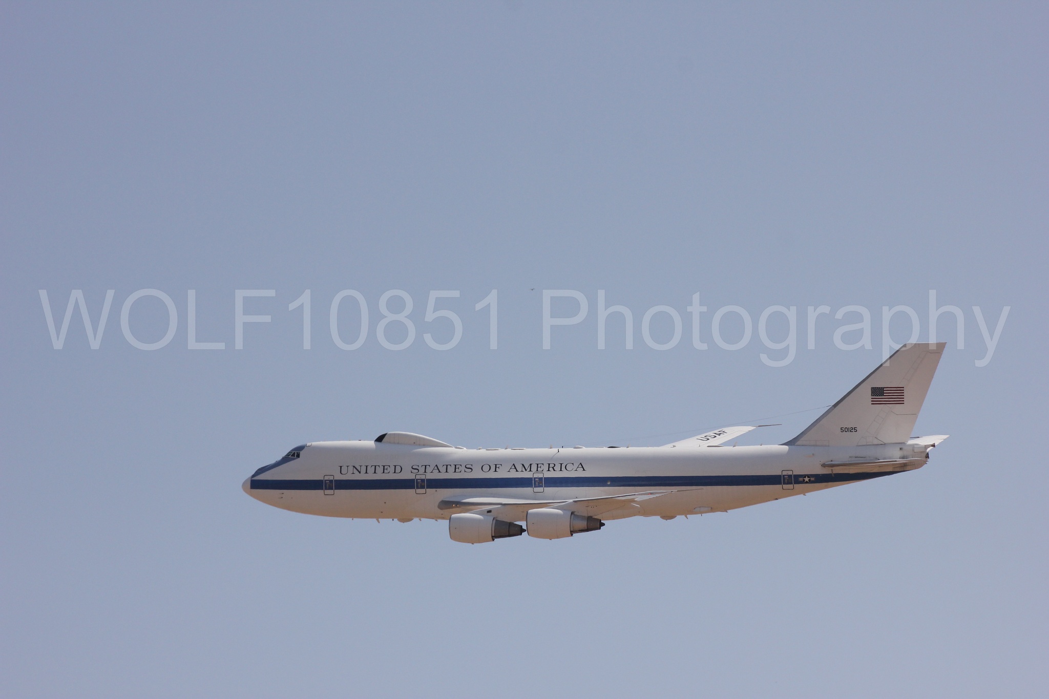 Aviation photography by WOLF10851 featuring California Capital Airshow 2017, E-4B Nightwatch.