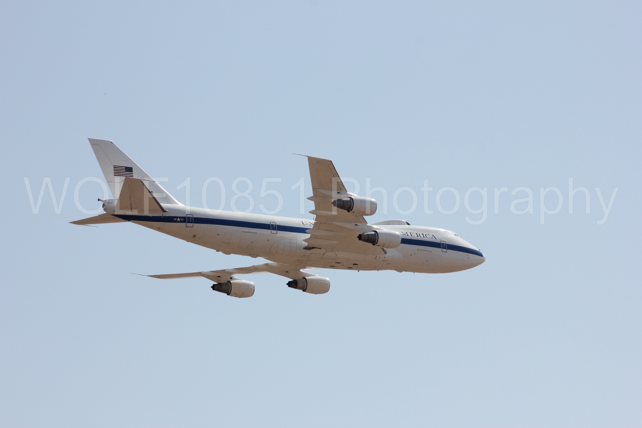 Aviation photography by WOLF10851 featuring California Capital Airshow 2017, E-4B Nightwatch.