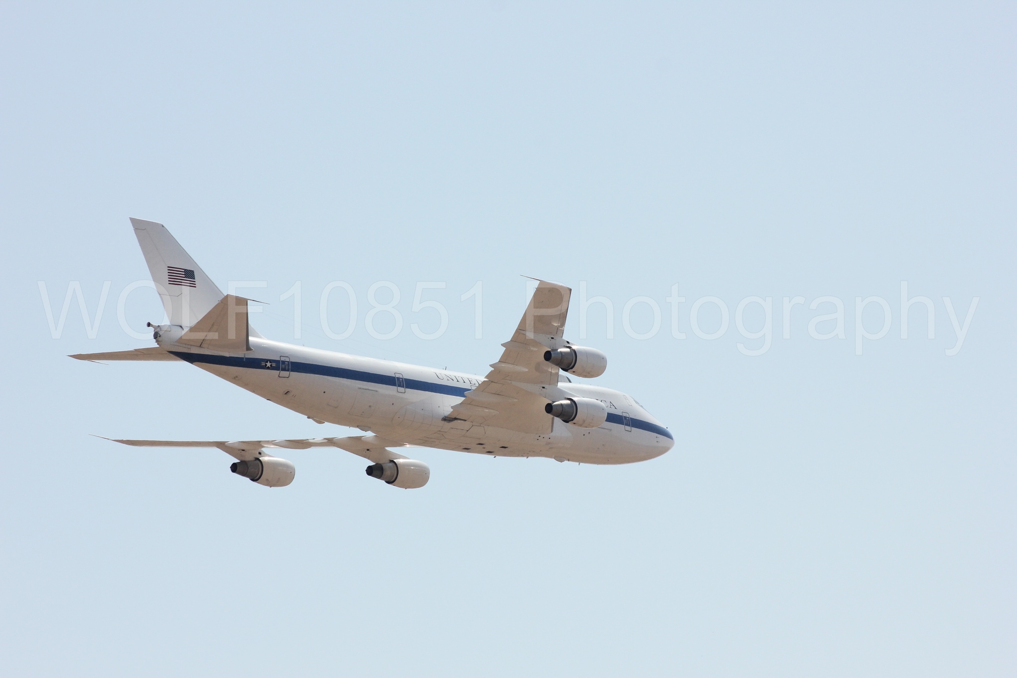 Aviation photography by WOLF10851 featuring California Capital Airshow 2017, E-4B Nightwatch.