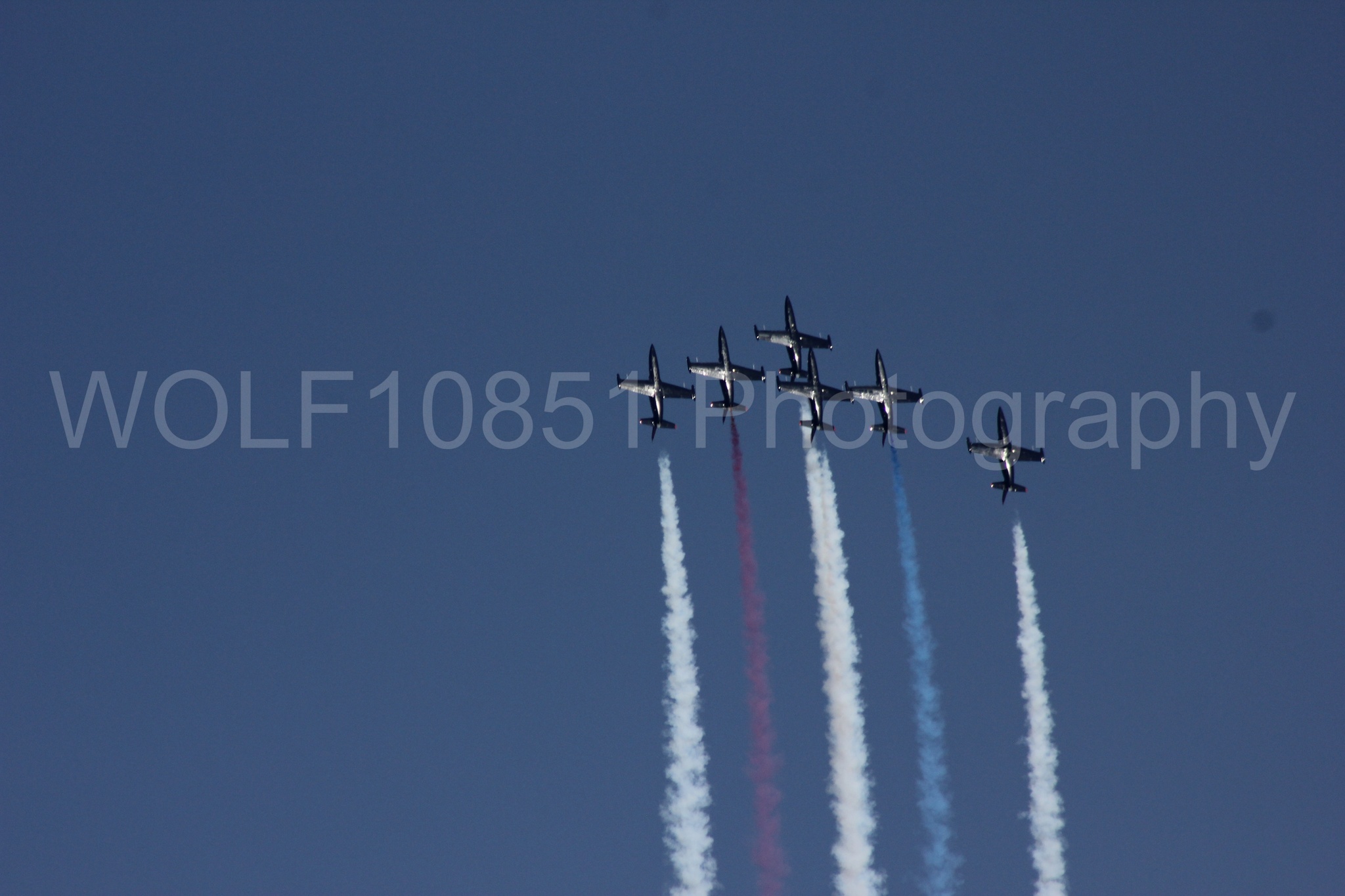 Aviation photography by WOLF10851 featuring L-39 Albatros, The Patriots Jet Demonstration Team, All Black Red lettering, California Capital Airshow 2017.