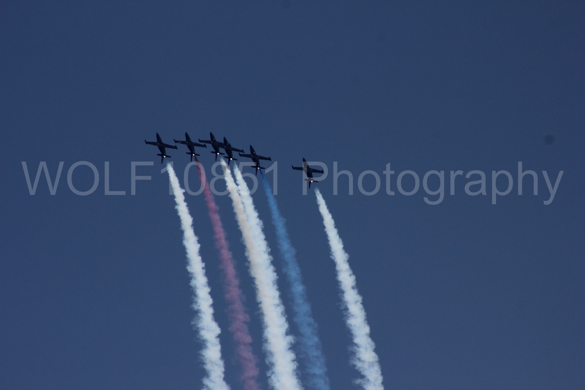 Aviation photography by WOLF10851 featuring L-39 Albatros, The Patriots Jet Demonstration Team, All Black Red lettering, California Capital Airshow 2017.