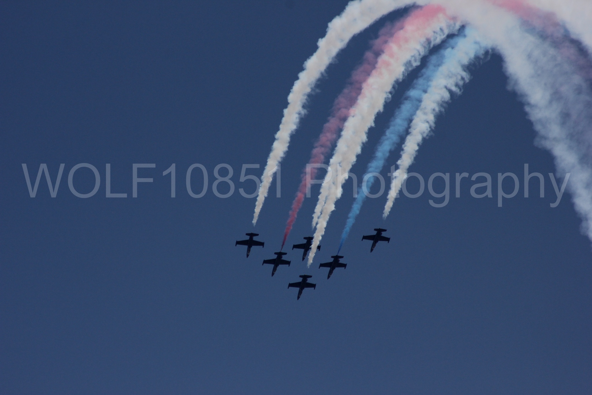 Aviation photography by WOLF10851 featuring L-39 Albatros, The Patriots Jet Demonstration Team, All Black Red lettering, California Capital Airshow 2017.