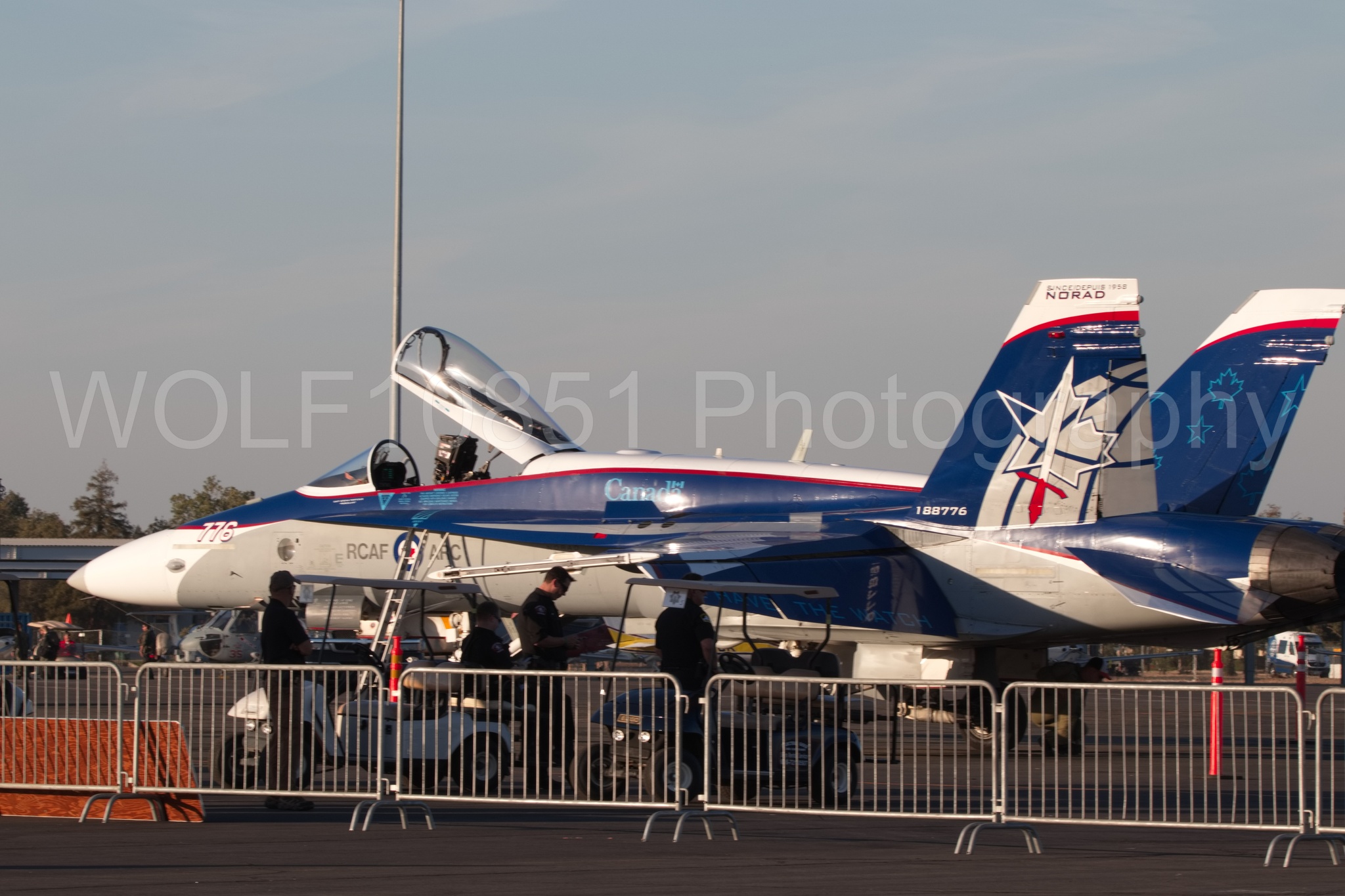 Aviation photography by WOLF10851 featuring Royal Canadian Air Force, CF-18, California Capital Airshow 2018.