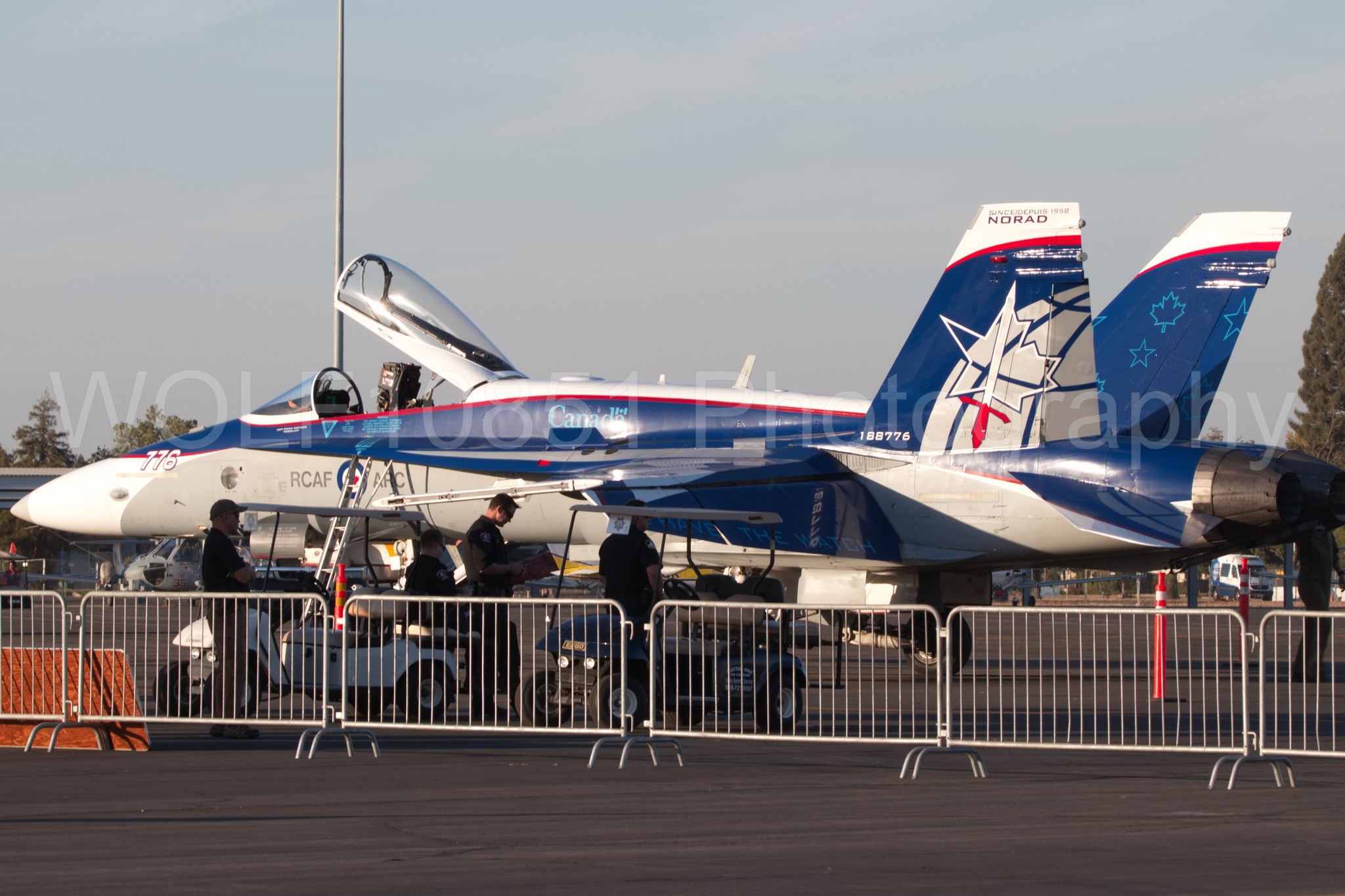 Aviation photography by WOLF10851 featuring Royal Canadian Air Force, CF-18, California Capital Airshow 2018.