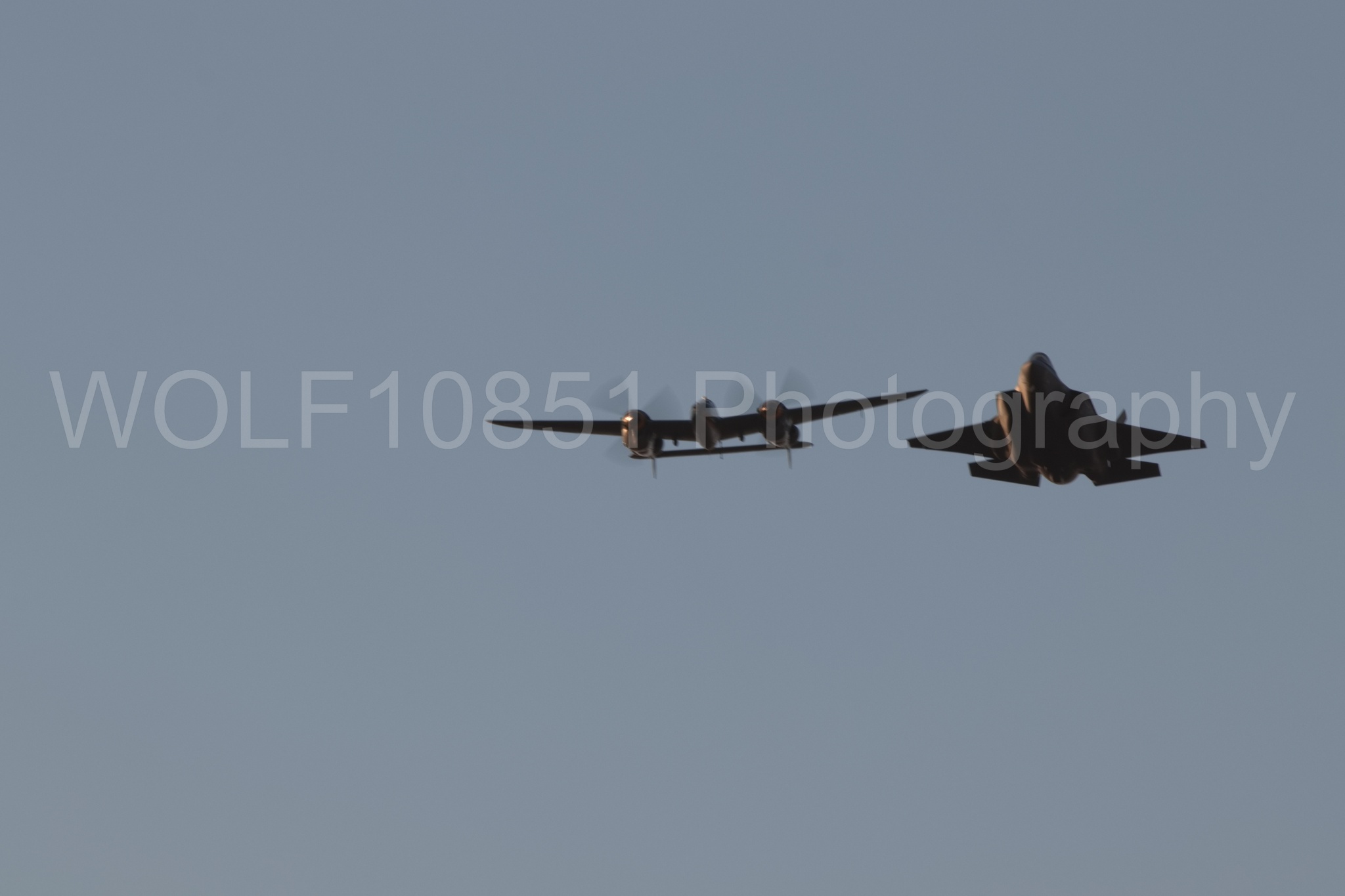 Aviation photography by WOLF10851 featuring F-35 Lightning 2, P-38 Lightning, 23 Skidoo, California Capital Airshow 2018.