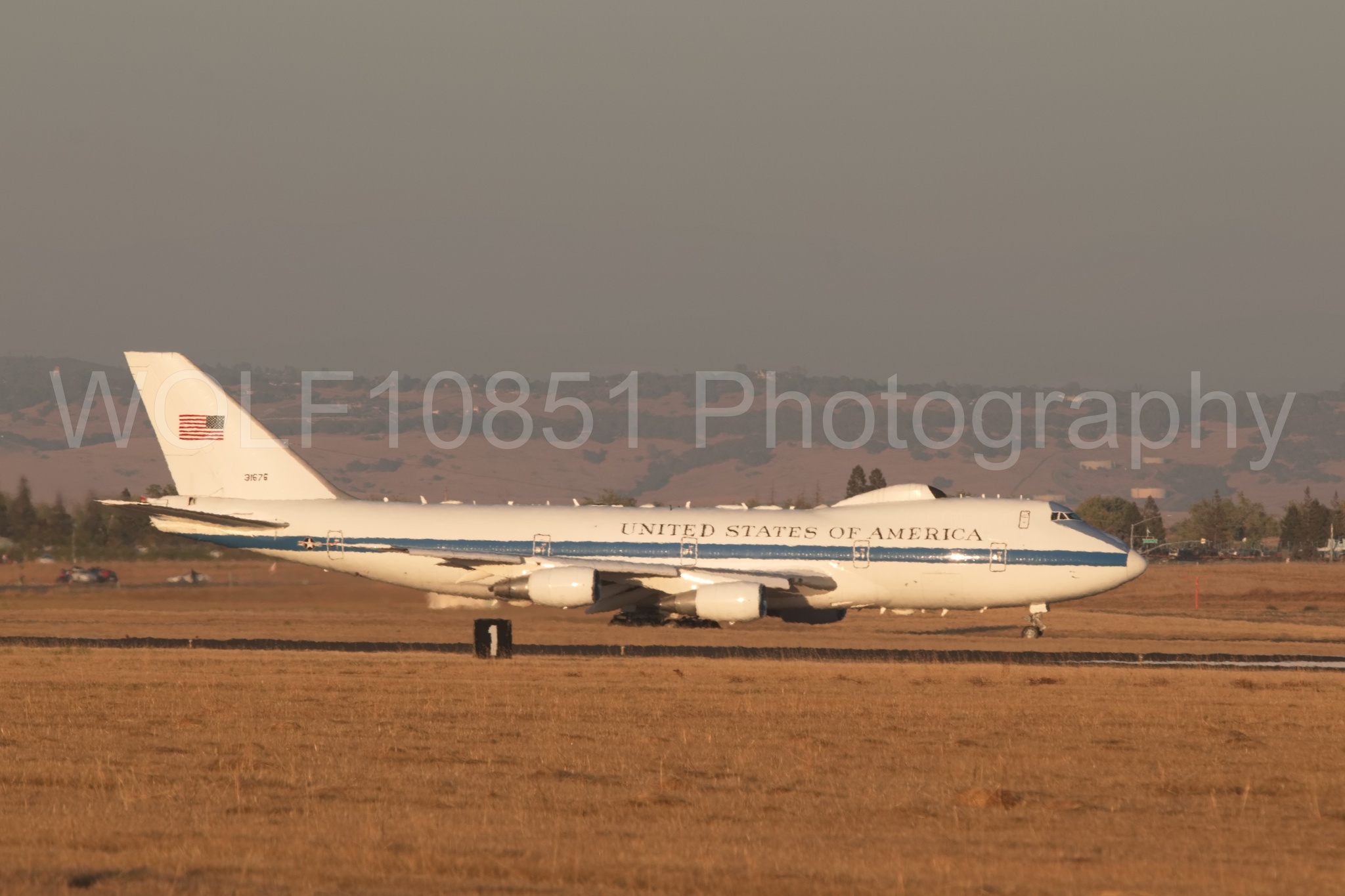 Aviation photography by WOLF10851 featuring Featured, E-4B Nightwatch, California Capital Airshow 2018, Rare & Historic.