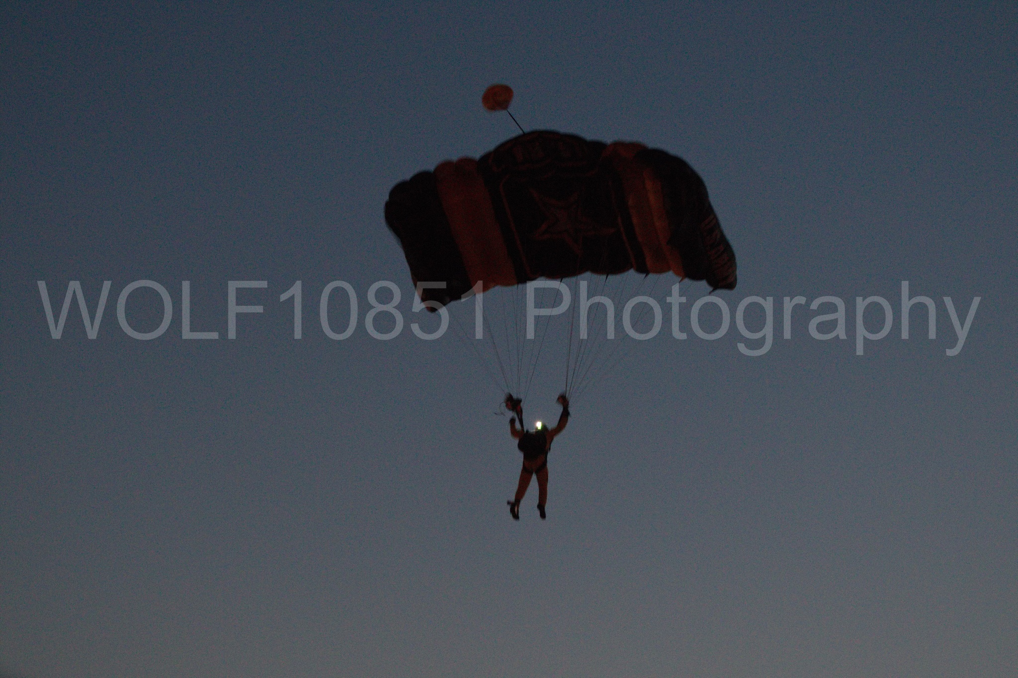 Aviation photography by WOLF10851 featuring Golden Knights, California Capital Airshow 2018, Night time Air Show.
