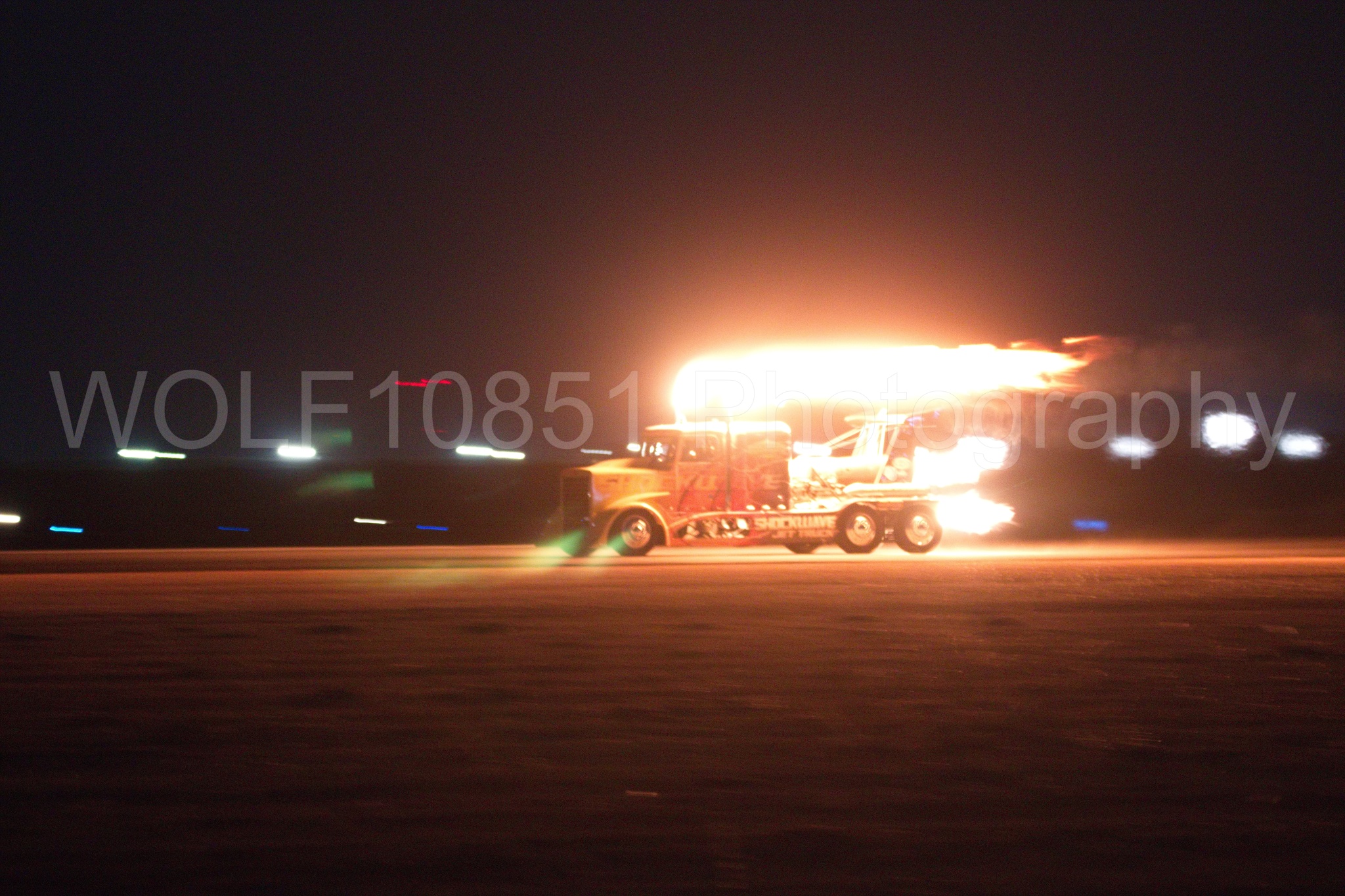 Aviation photography by WOLF10851 featuring ShockWave Jet Truck, California Capital Airshow 2018, Night time Air Show.