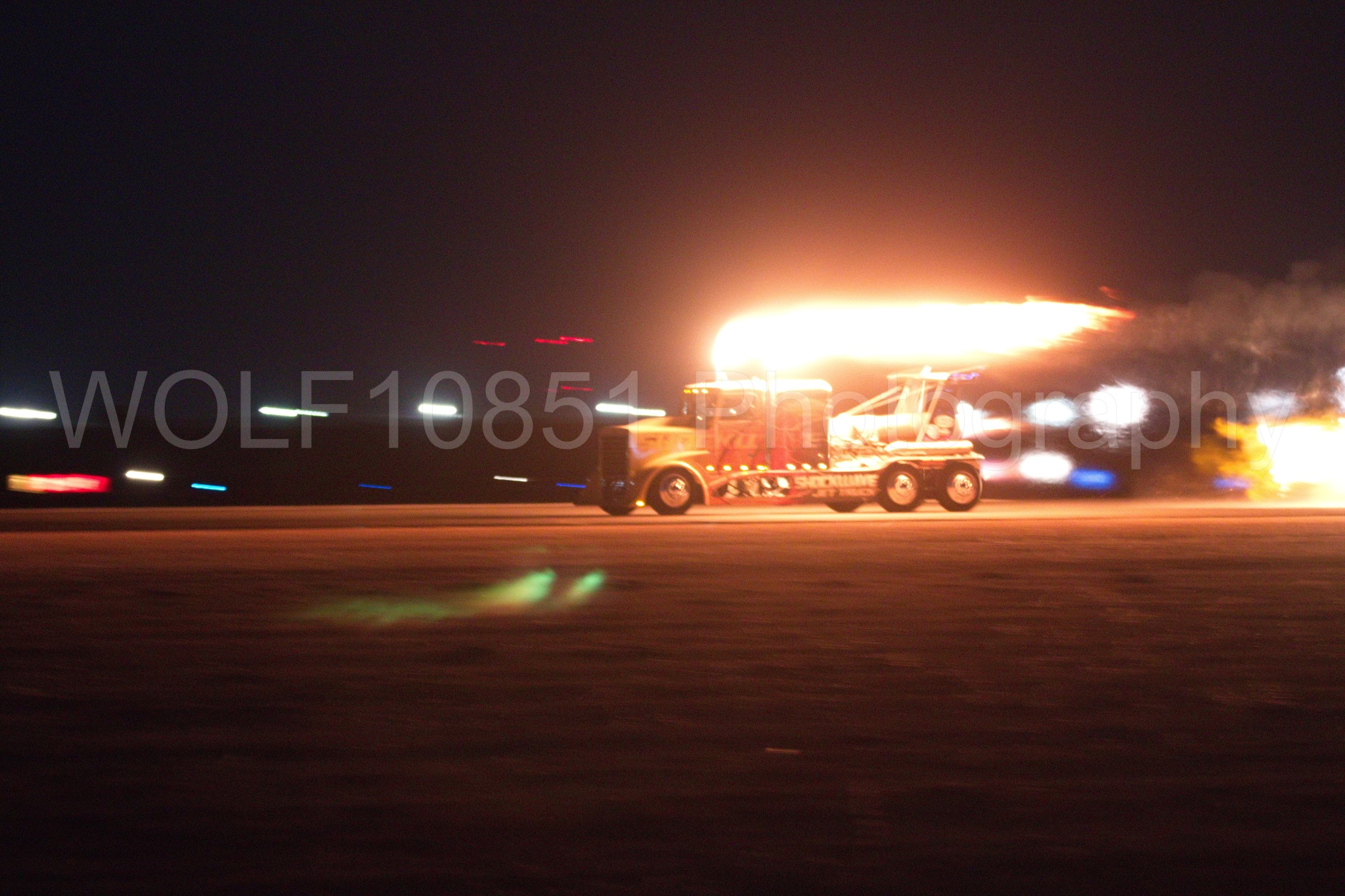 Aviation photography by WOLF10851 featuring ShockWave Jet Truck, California Capital Airshow 2018, Night time Air Show.