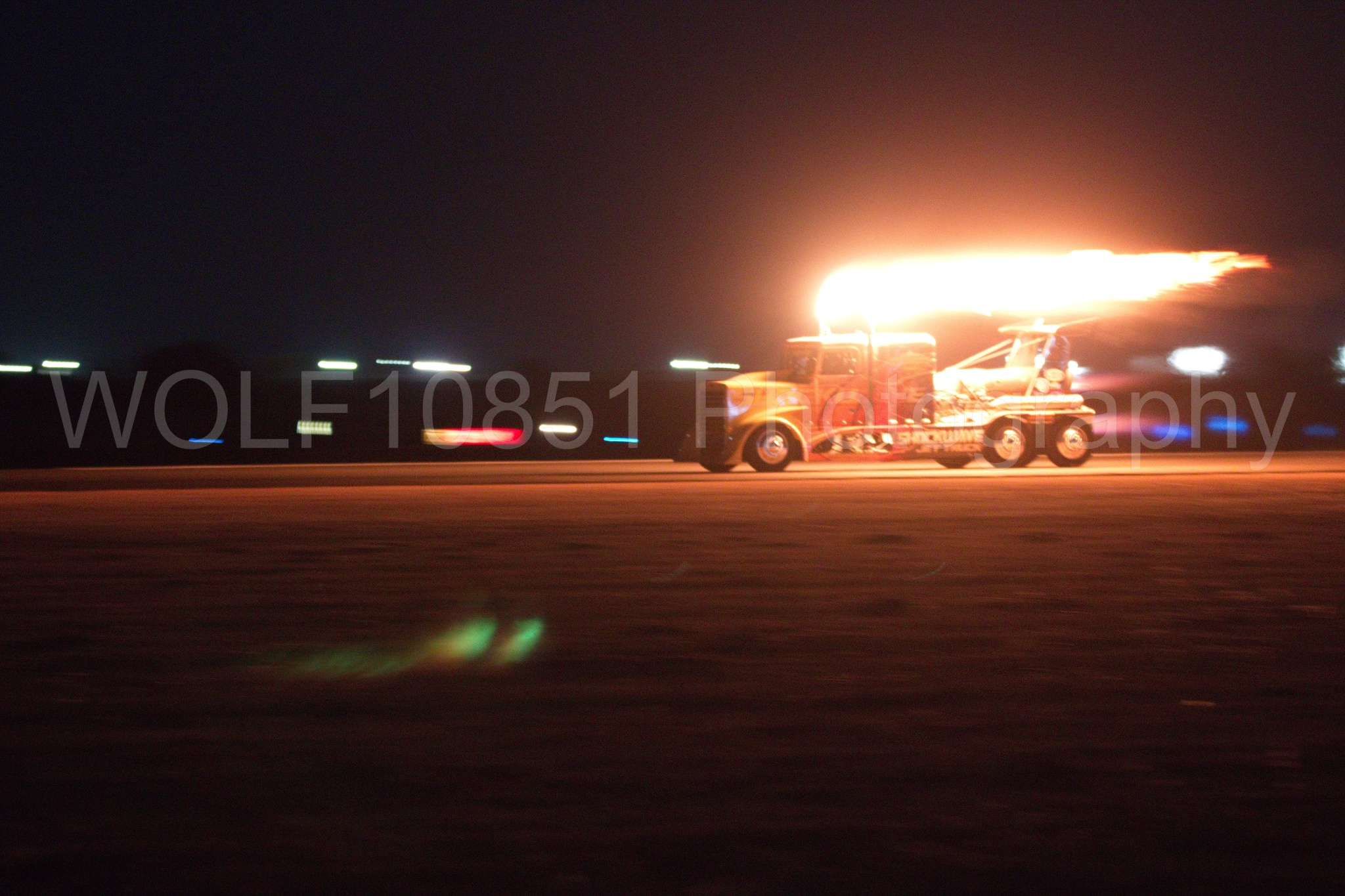 Aviation photography by WOLF10851 featuring ShockWave Jet Truck, California Capital Airshow 2018, Night time Air Show.