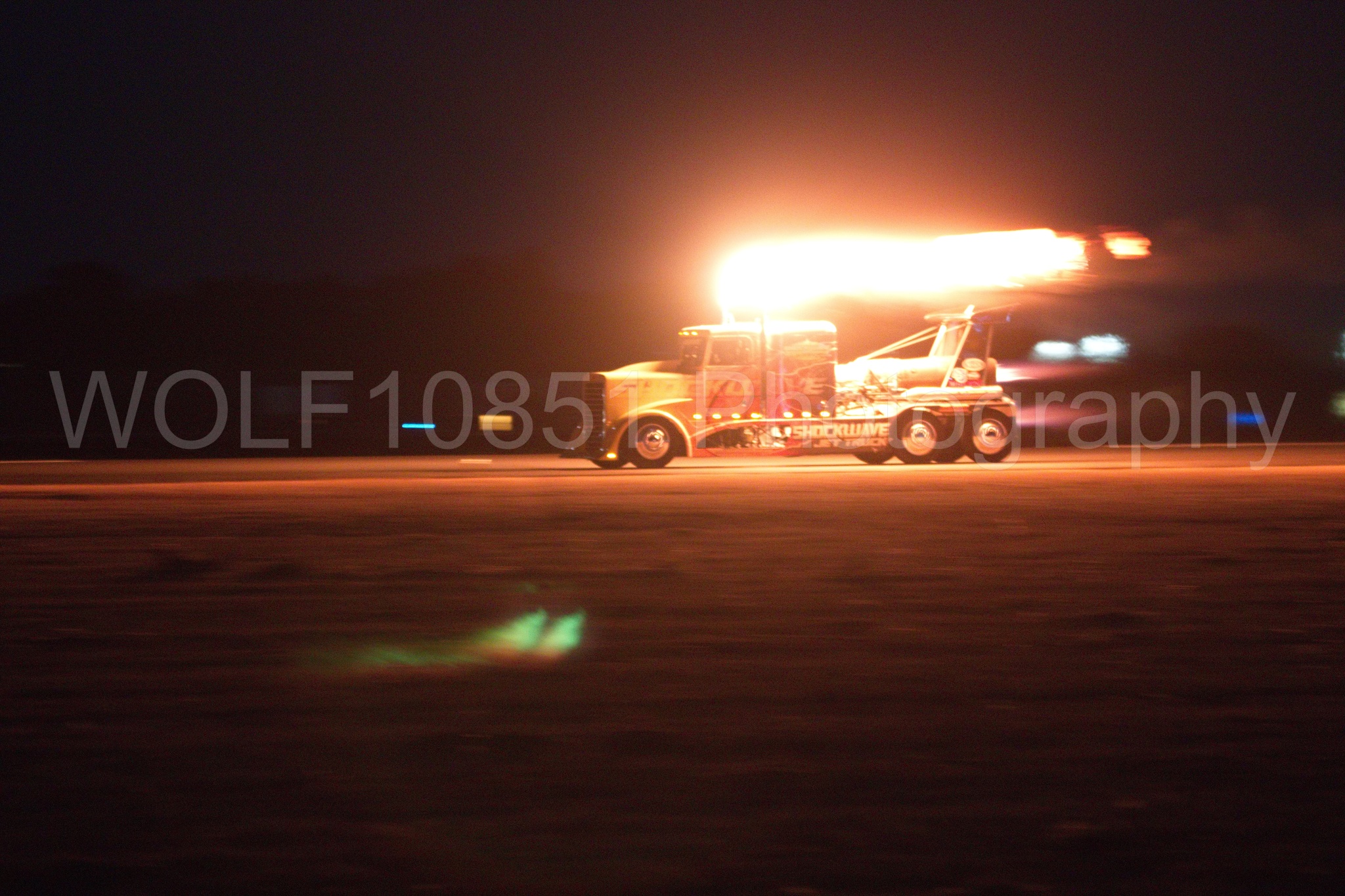 Aviation photography by WOLF10851 featuring ShockWave Jet Truck, California Capital Airshow 2018, Night time Air Show.