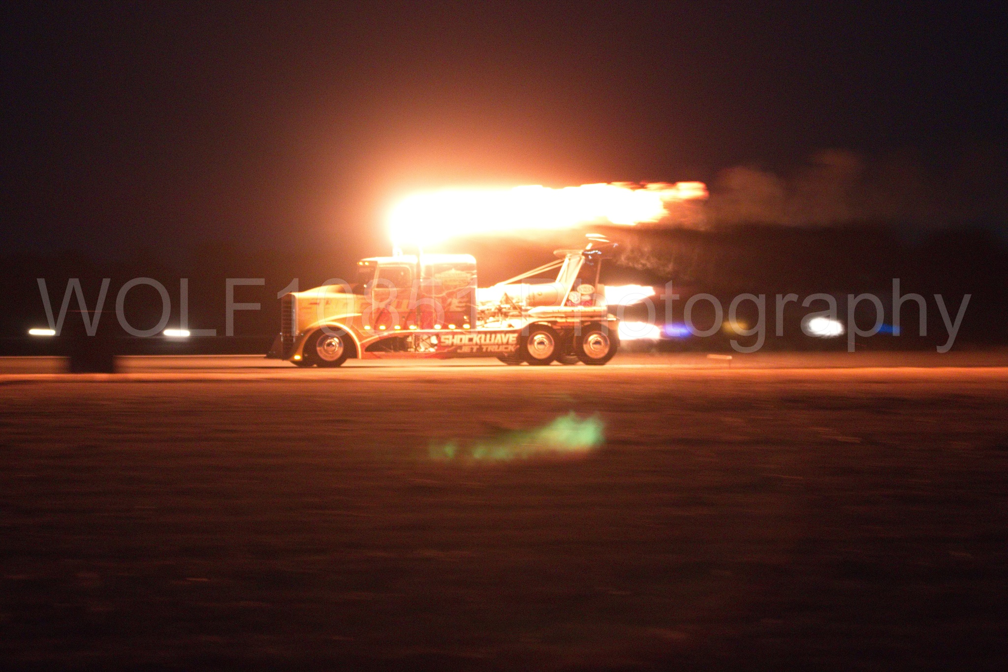 Aviation photography by WOLF10851 featuring Featured, ShockWave Jet Truck, California Capital Airshow 2018, Night time Air Show, Hero.