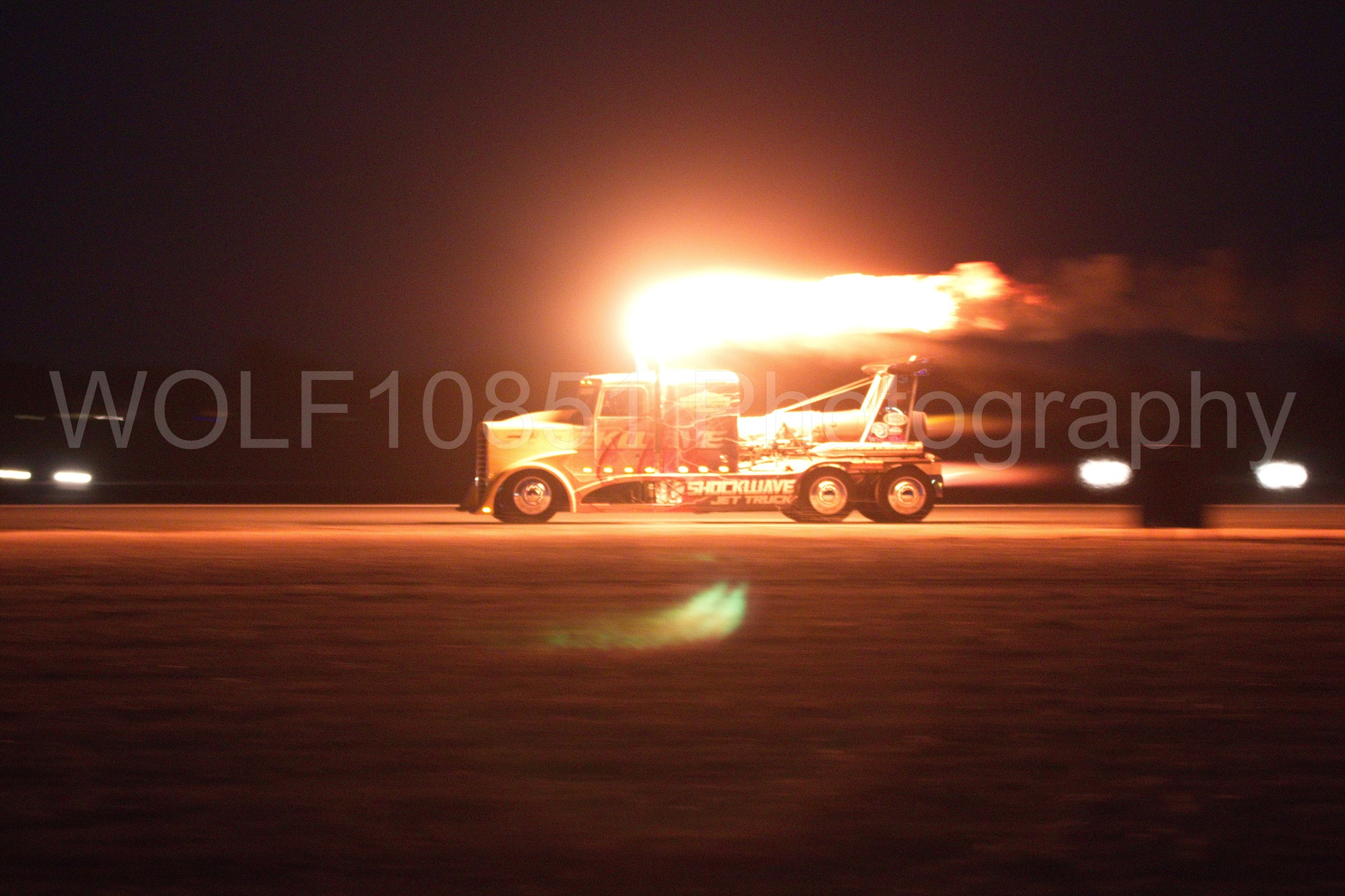 Aviation photography by WOLF10851 featuring ShockWave Jet Truck, California Capital Airshow 2018, Night time Air Show.