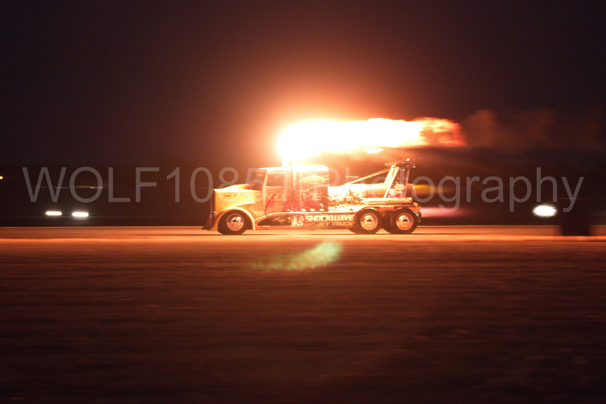 Aviation photography by WOLF10851 featuring ShockWave Jet Truck, California Capital Airshow 2018, Night time Air Show.
