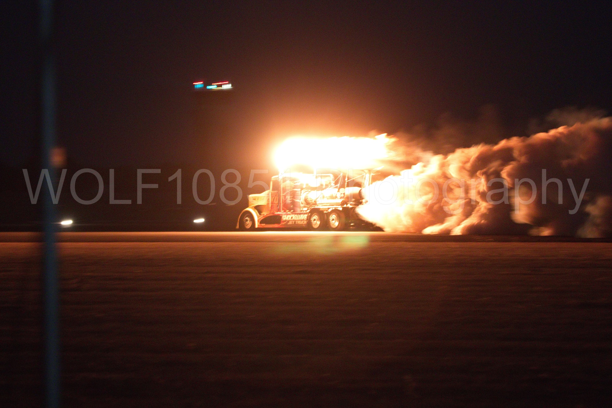 Aviation photography by WOLF10851 featuring ShockWave Jet Truck, California Capital Airshow 2018, Night time Air Show.
