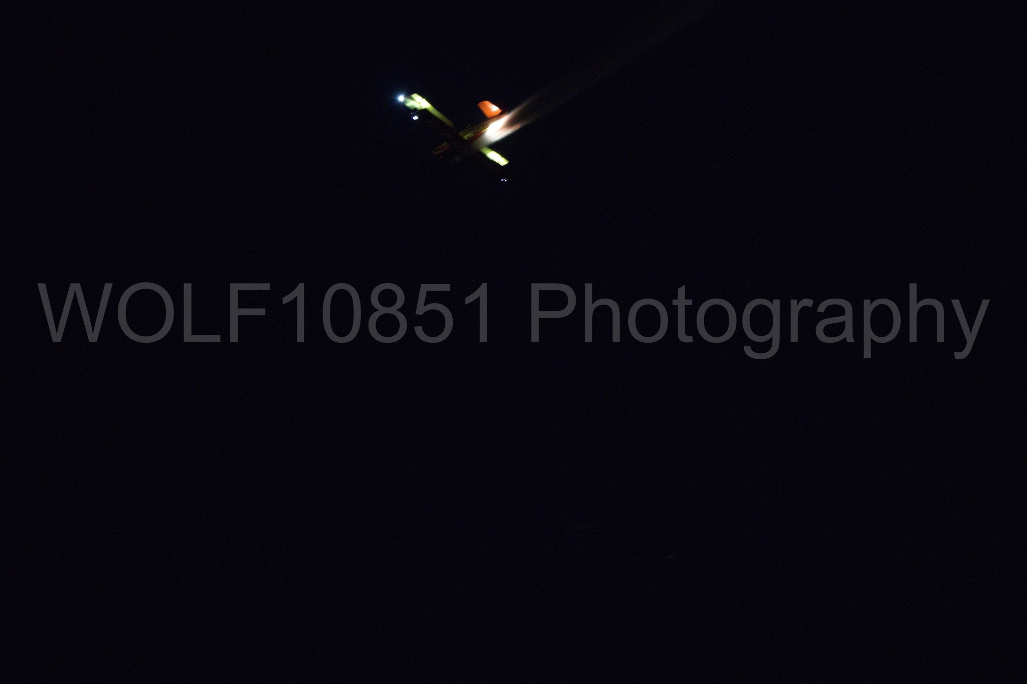 Aviation photography by WOLF10851 featuring California Capital Airshow 2018, Night time Air Show, Gene Soucy, AG Cat.