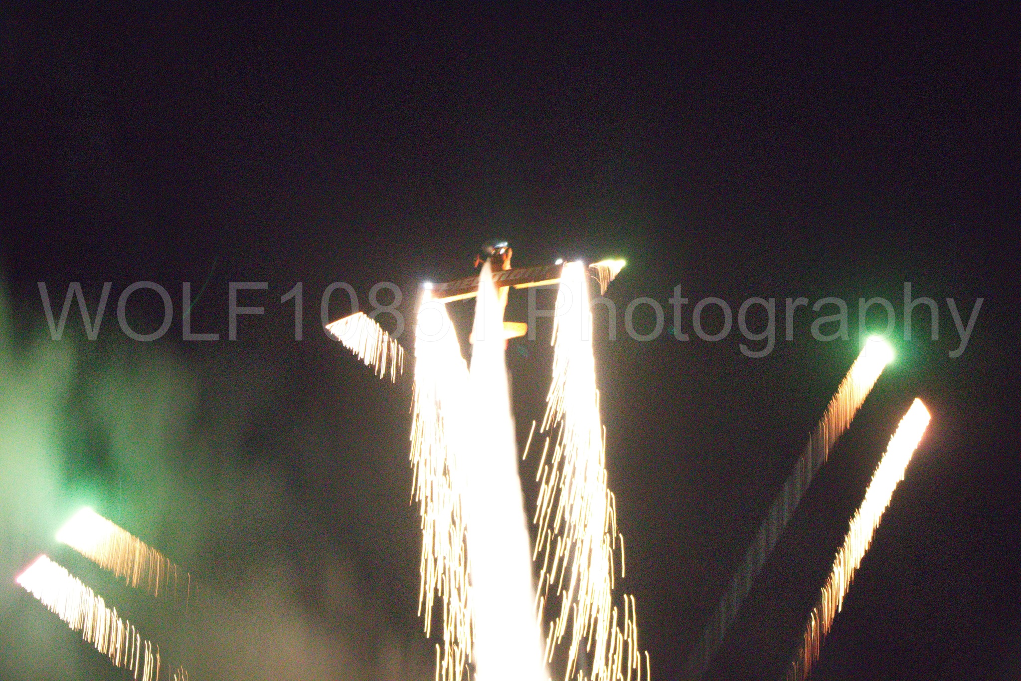 Aviation photography by WOLF10851 featuring California Capital Airshow 2018, Night time Air Show, Gene Soucy, AG Cat.