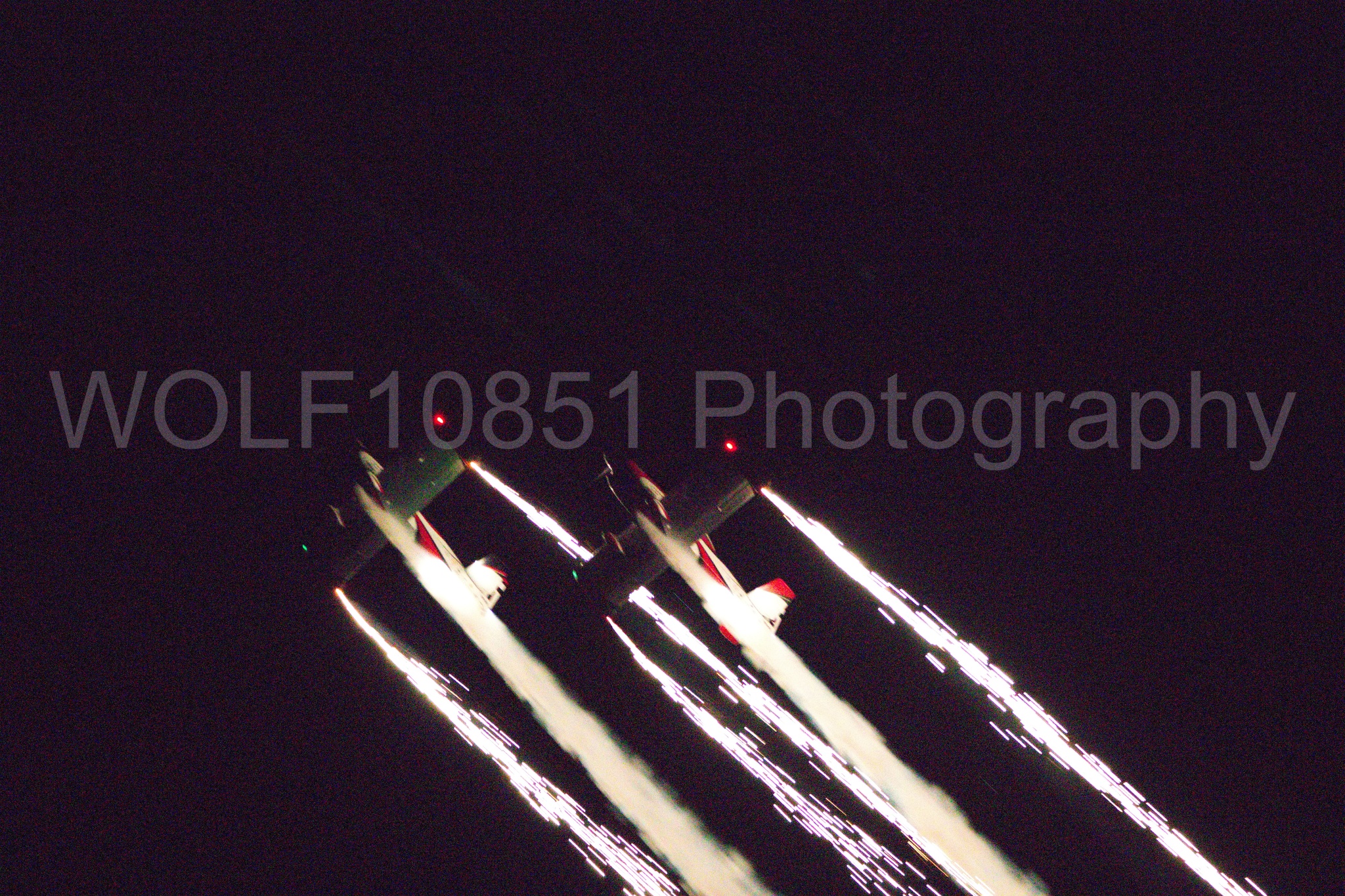 Aviation photography by WOLF10851 featuring California Capital Airshow 2018, Night time Air Show, Van RV-8, Redline Airshows.