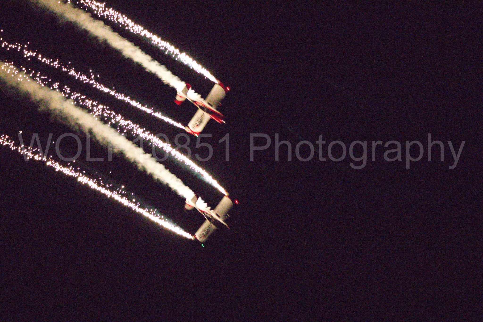 Aviation photography by WOLF10851 featuring California Capital Airshow 2018, Night time Air Show, Van RV-8, Redline Airshows.
