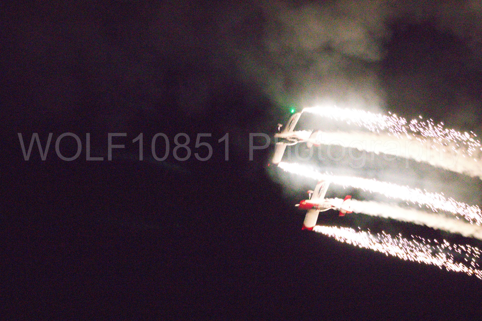 Aviation photography by WOLF10851 featuring California Capital Airshow 2018, Night time Air Show, Van RV-8, Redline Airshows.