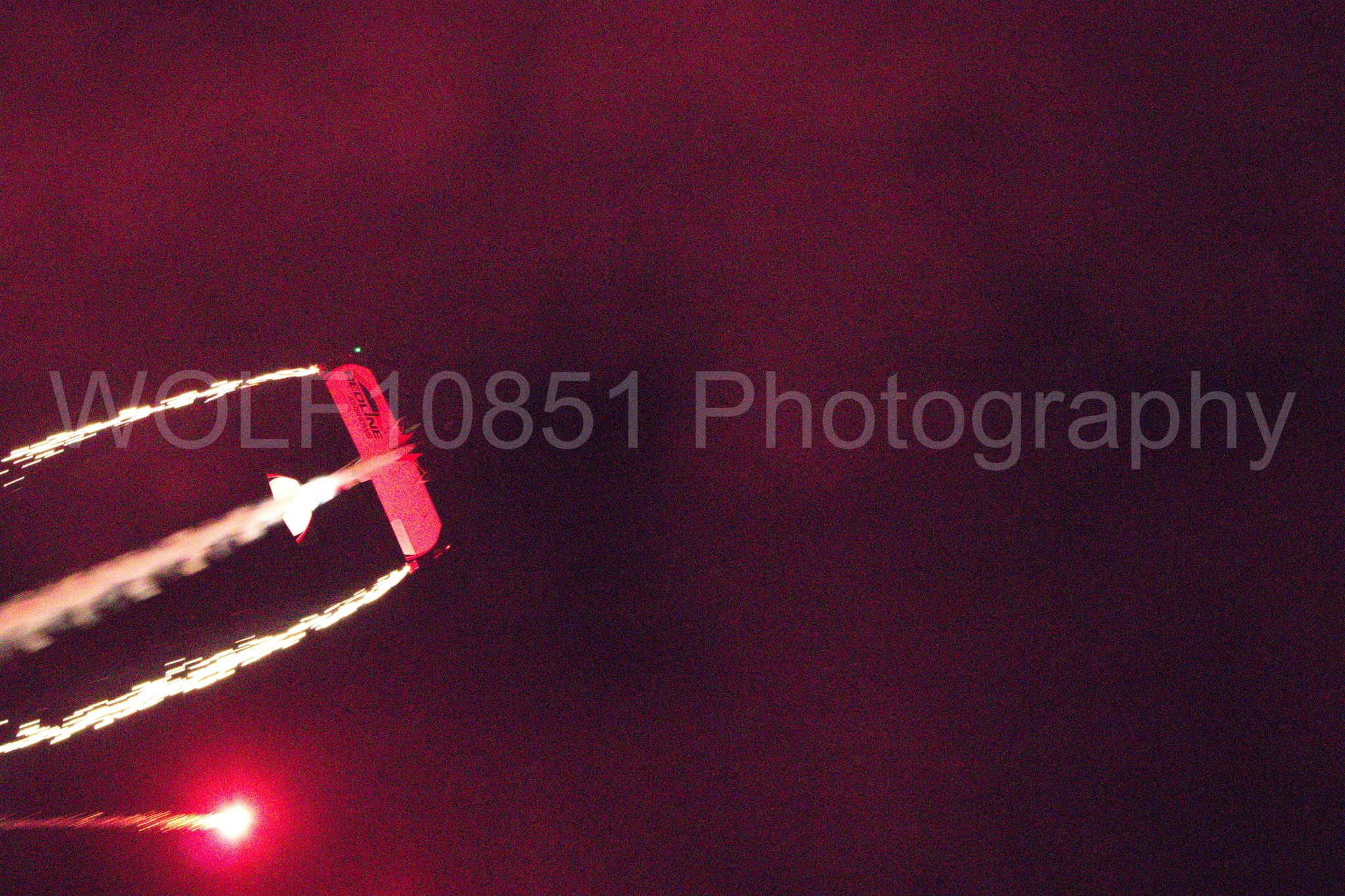 Aviation photography by WOLF10851 featuring California Capital Airshow 2018, Night time Air Show, Van RV-8, Redline Airshows.