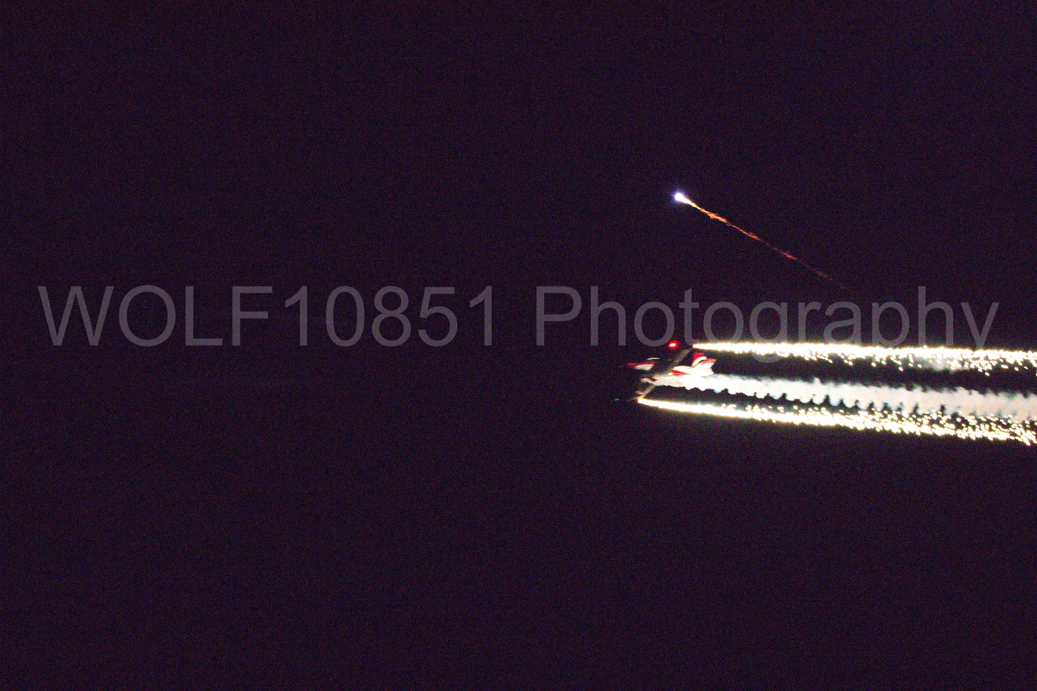 Aviation photography by WOLF10851 featuring California Capital Airshow 2018, Night time Air Show, Van RV-8, Redline Airshows.