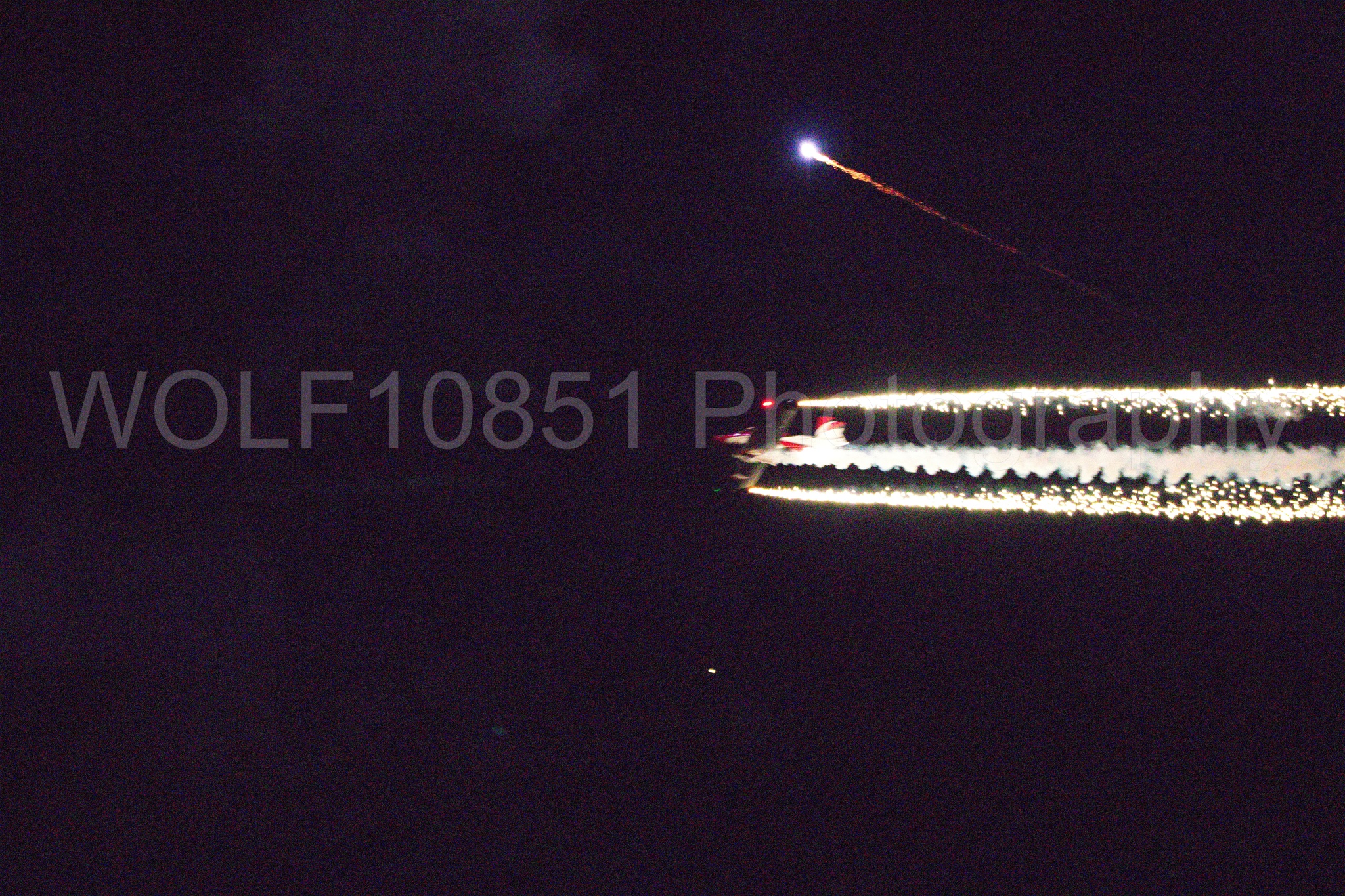 Aviation photography by WOLF10851 featuring California Capital Airshow 2018, Night time Air Show, Van RV-8, Redline Airshows.