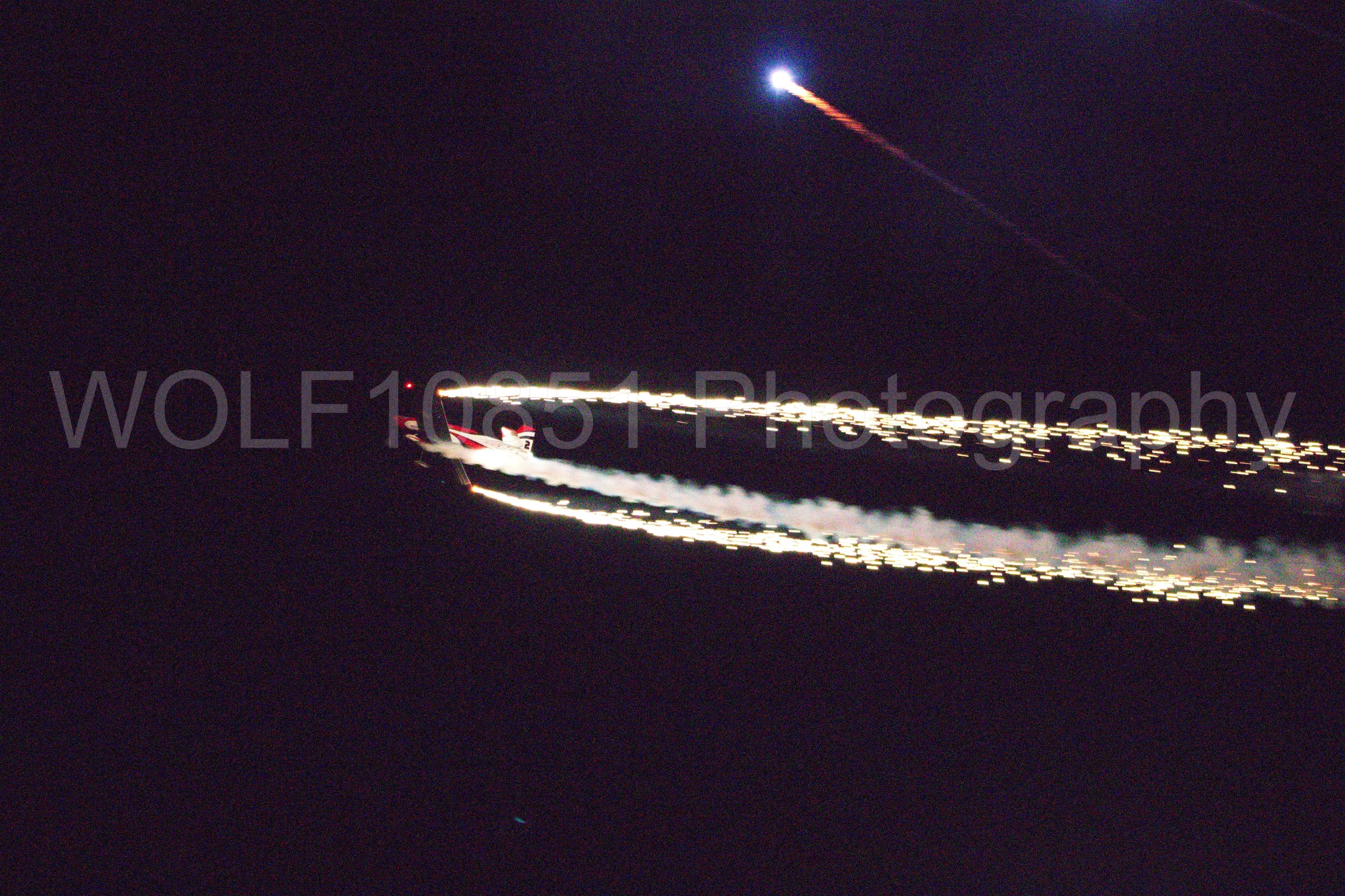 Aviation photography by WOLF10851 featuring California Capital Airshow 2018, Night time Air Show, Van RV-8, Redline Airshows.