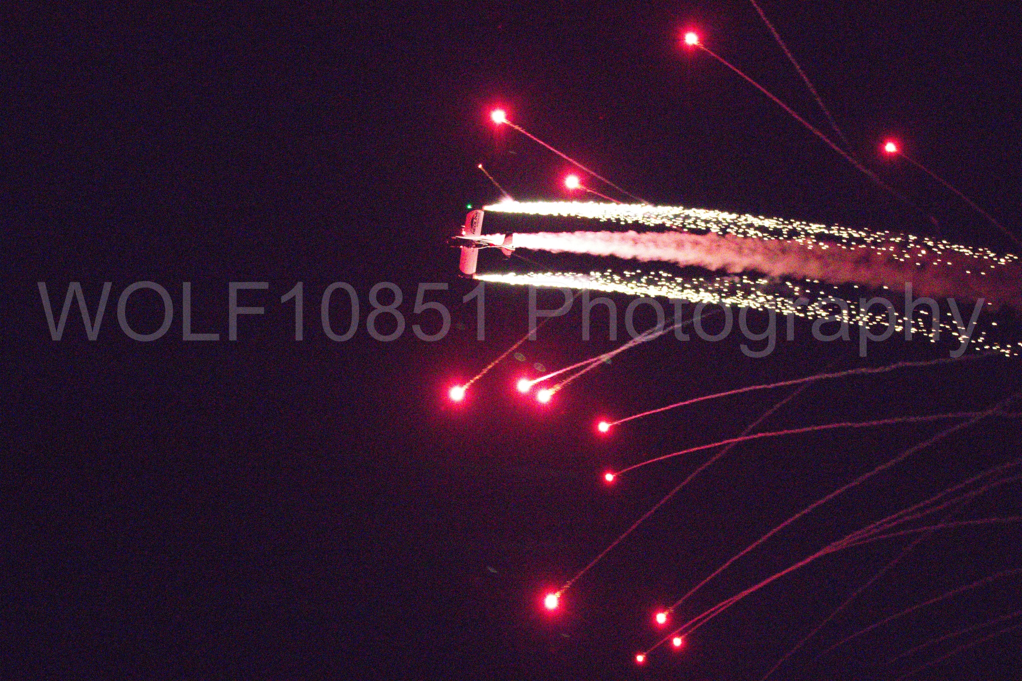 Aviation photography by WOLF10851 featuring California Capital Airshow 2018, Night time Air Show, Van RV-8, Redline Airshows.