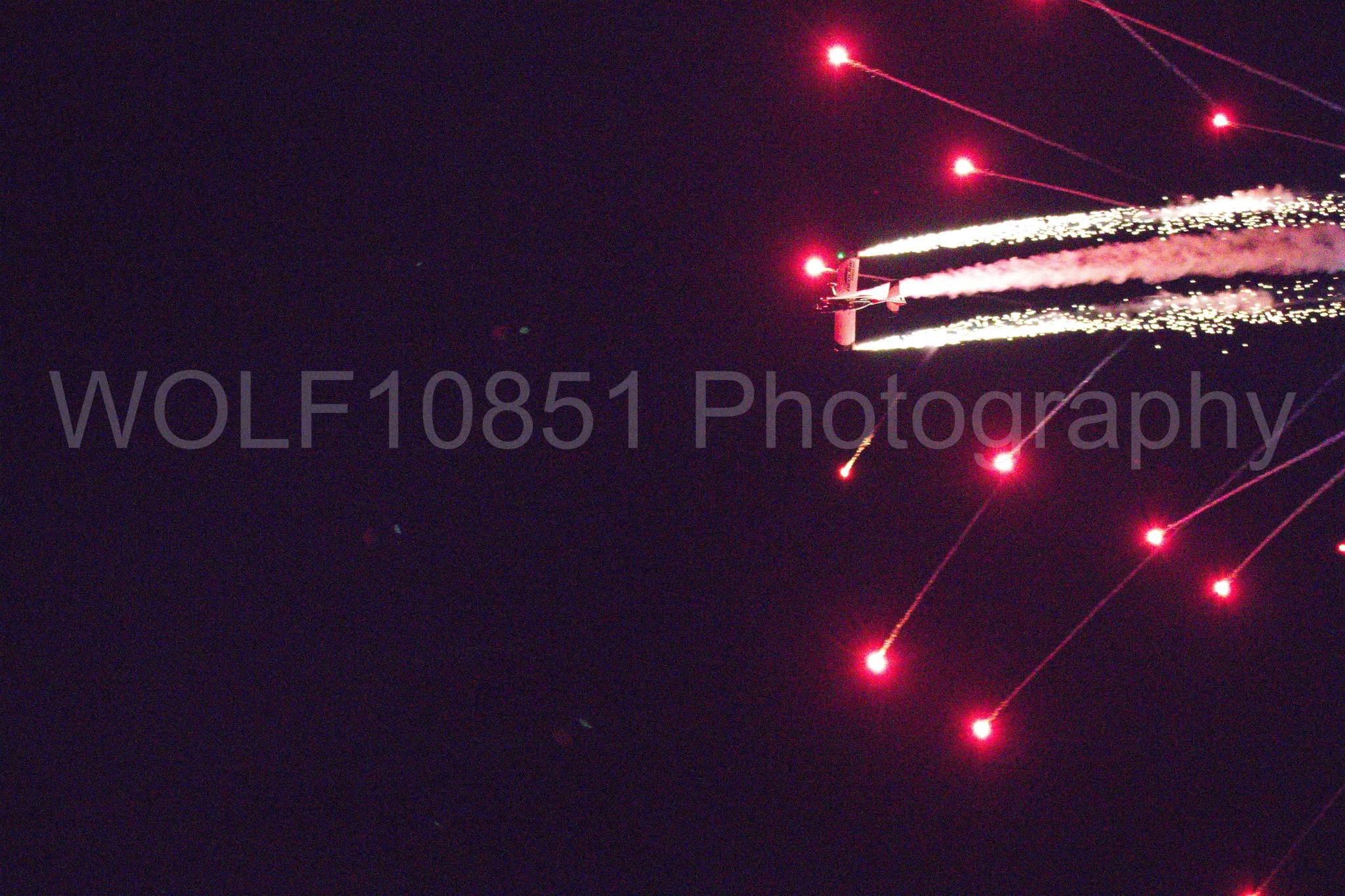 Aviation photography by WOLF10851 featuring California Capital Airshow 2018, Night time Air Show, Van RV-8, Redline Airshows.