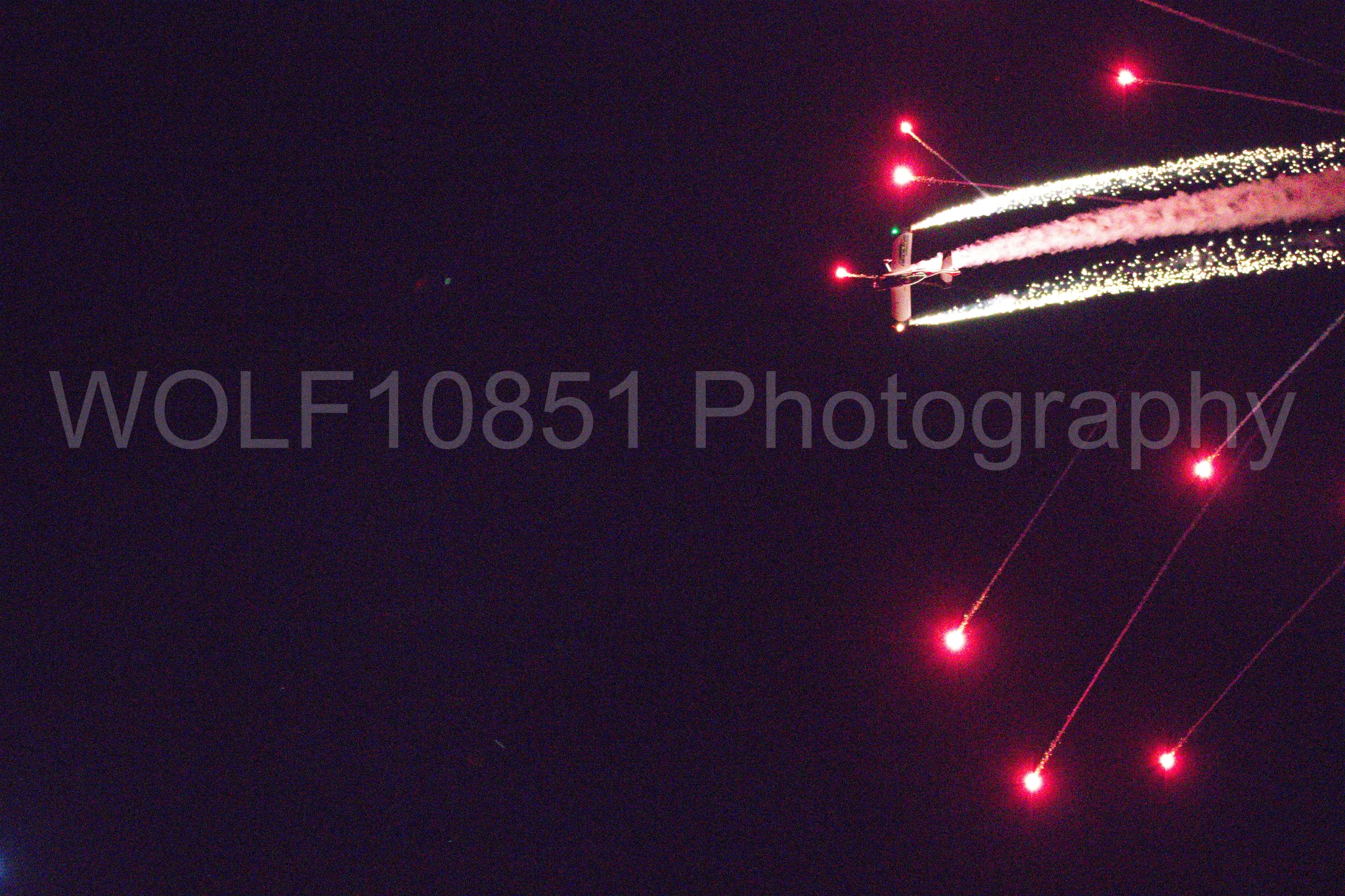 Aviation photography by WOLF10851 featuring California Capital Airshow 2018, Night time Air Show, Van RV-8, Redline Airshows.