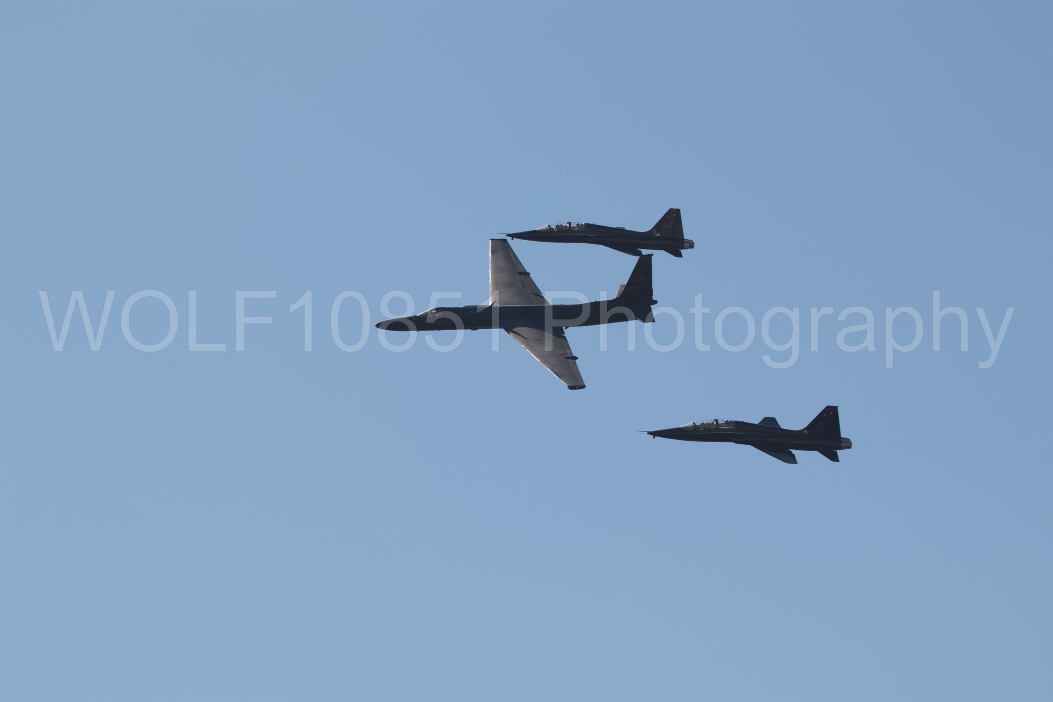 Aviation photography by WOLF10851 featuring T-38 Talon, U-2 Dragon Lady, California Capital Airshow 2018.