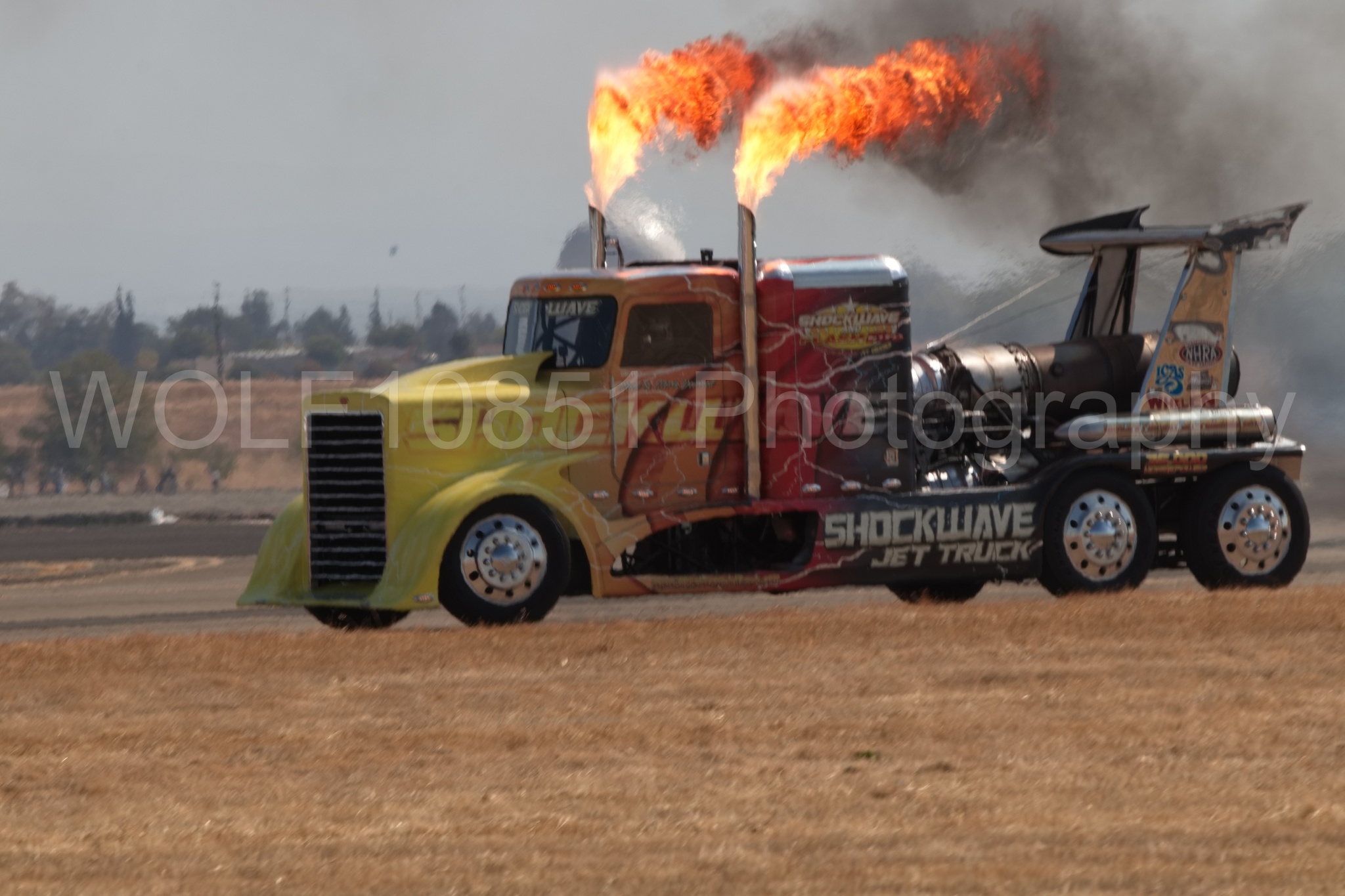 Aviation photography by WOLF10851 featuring ShockWave Jet Truck, California Capital Airshow 2018.