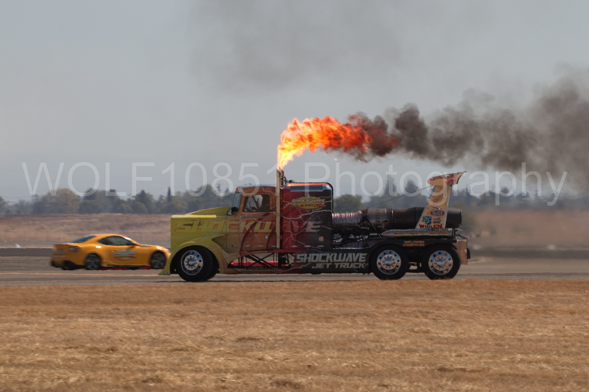 Aviation photography by WOLF10851 featuring ShockWave Jet Truck, California Capital Airshow 2018.