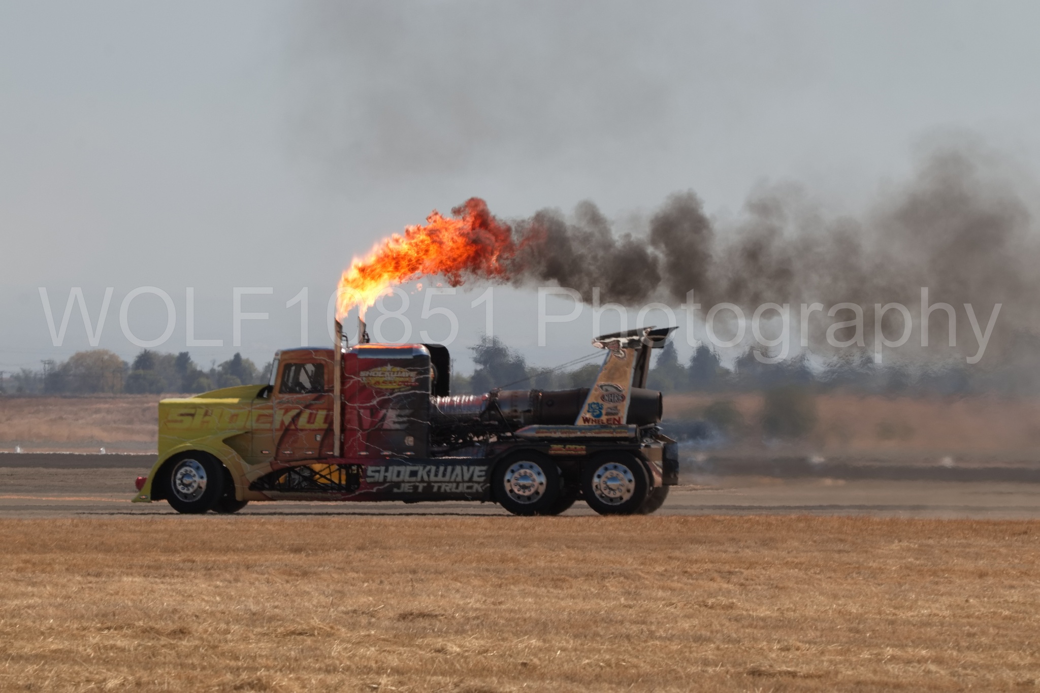 Aviation photography by WOLF10851 featuring ShockWave Jet Truck, California Capital Airshow 2018.
