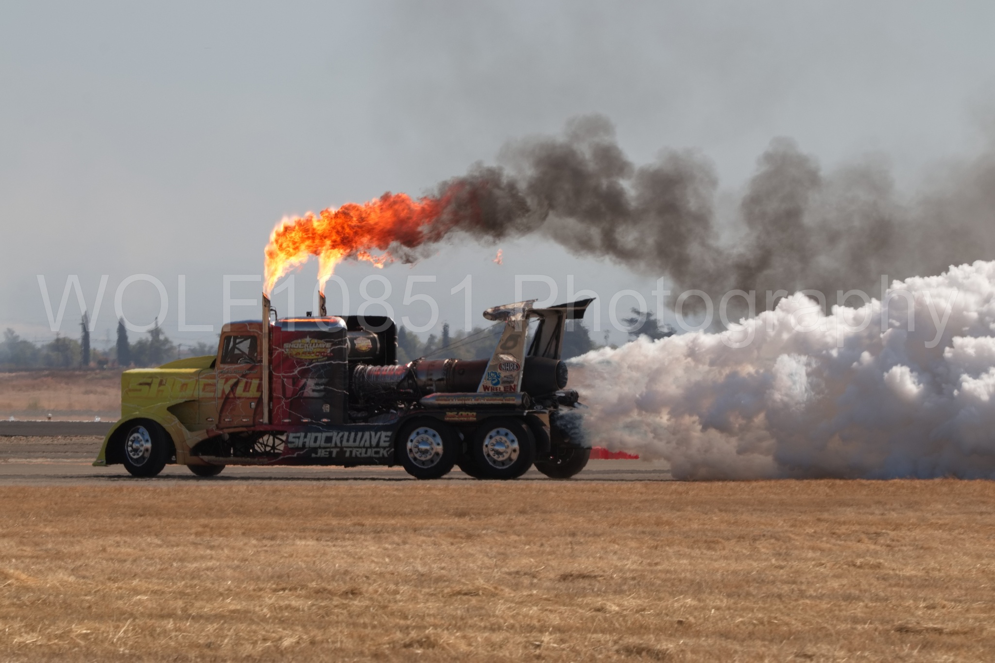 Aviation photography by WOLF10851 featuring ShockWave Jet Truck, California Capital Airshow 2018.