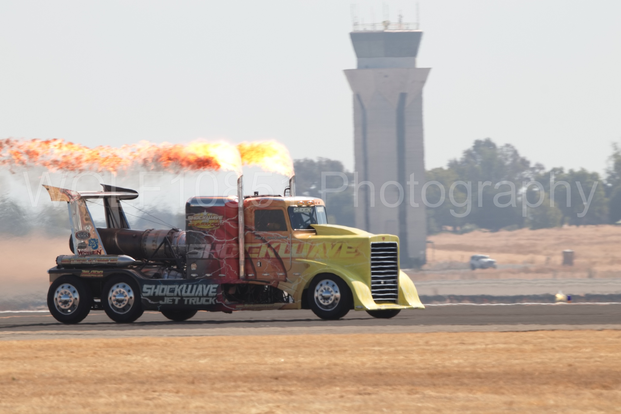 Aviation photography by WOLF10851 featuring ShockWave Jet Truck, California Capital Airshow 2018.