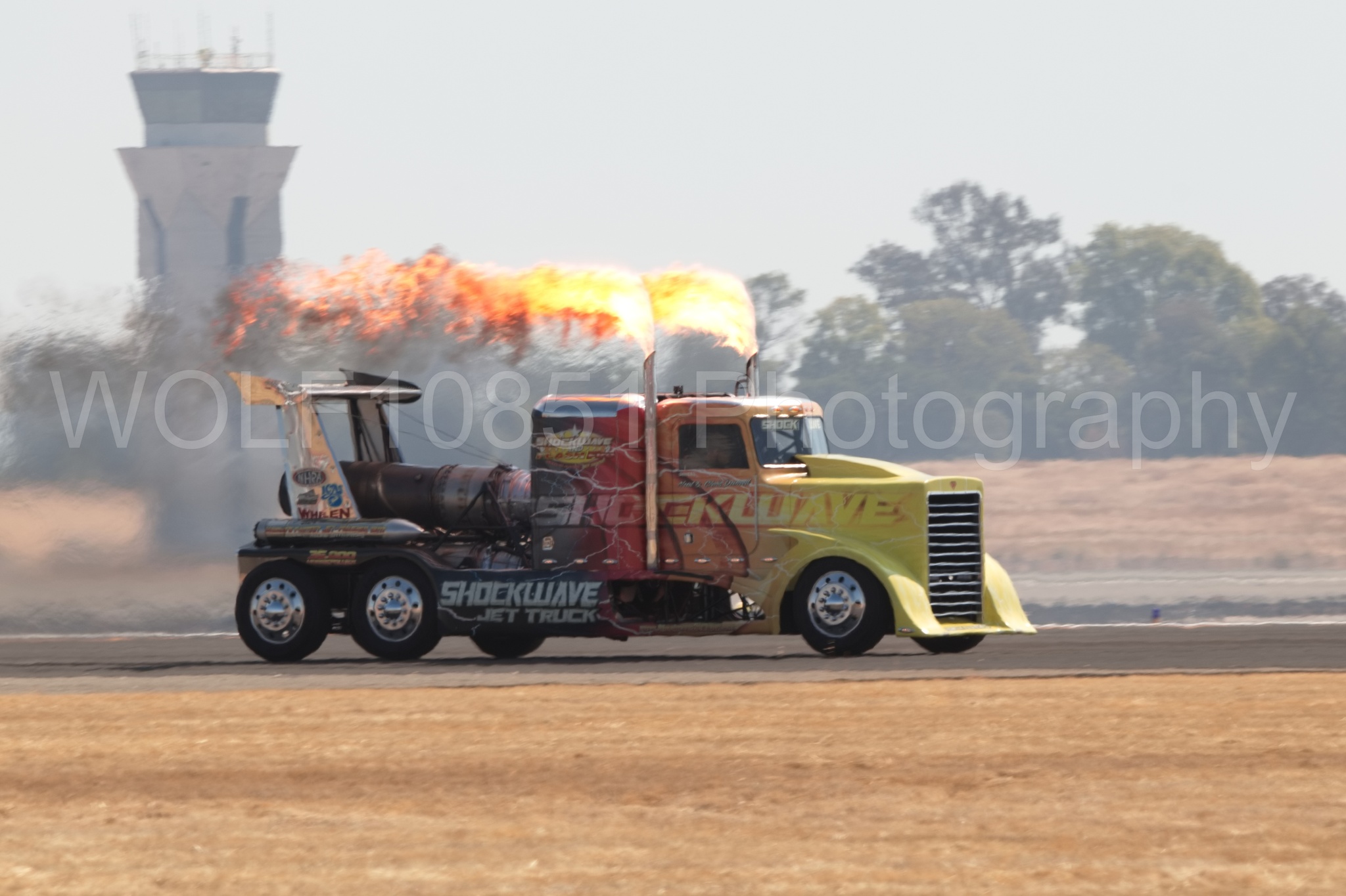 Aviation photography by WOLF10851 featuring ShockWave Jet Truck, California Capital Airshow 2018.