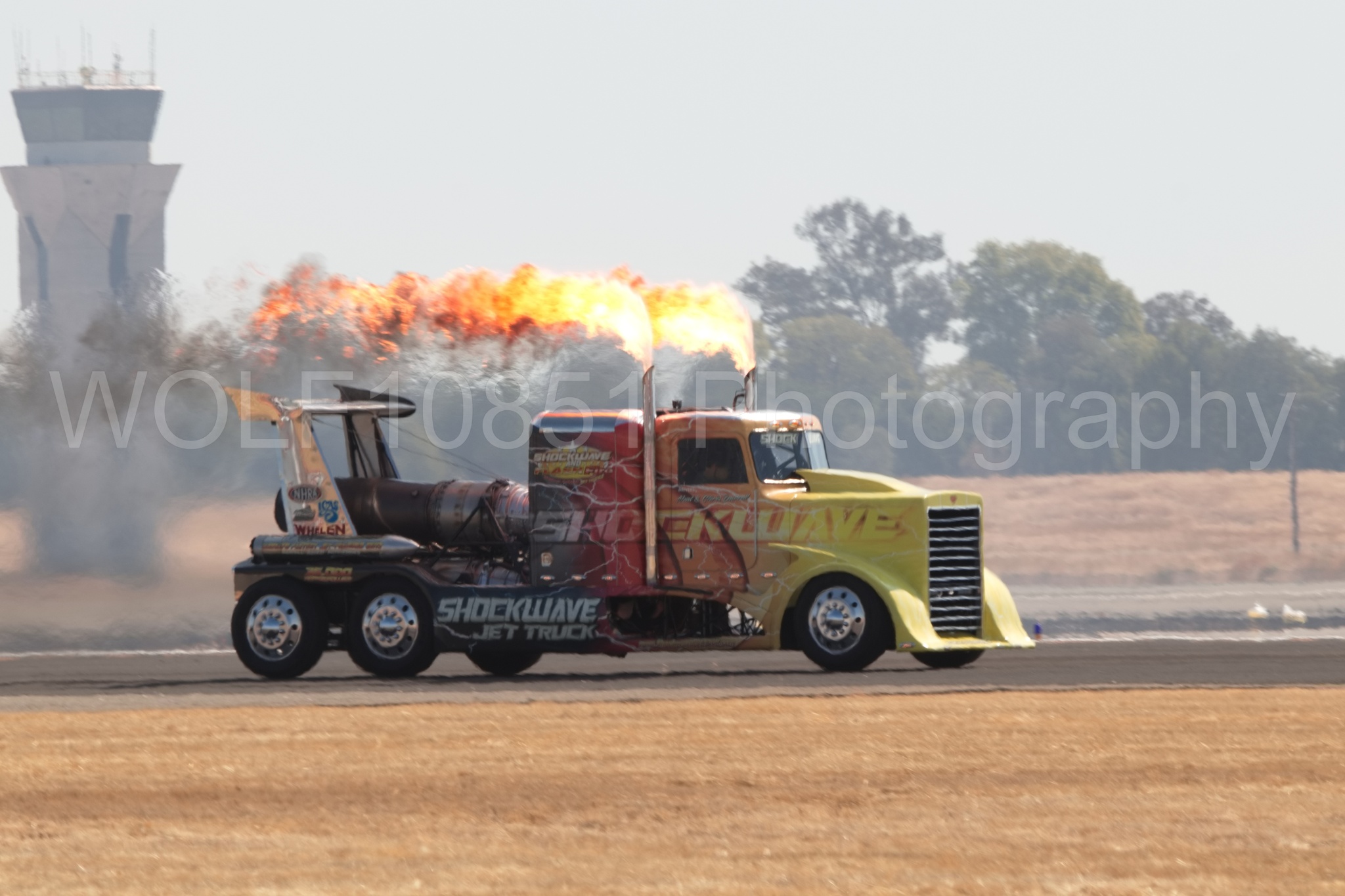 Aviation photography by WOLF10851 featuring ShockWave Jet Truck, California Capital Airshow 2018.
