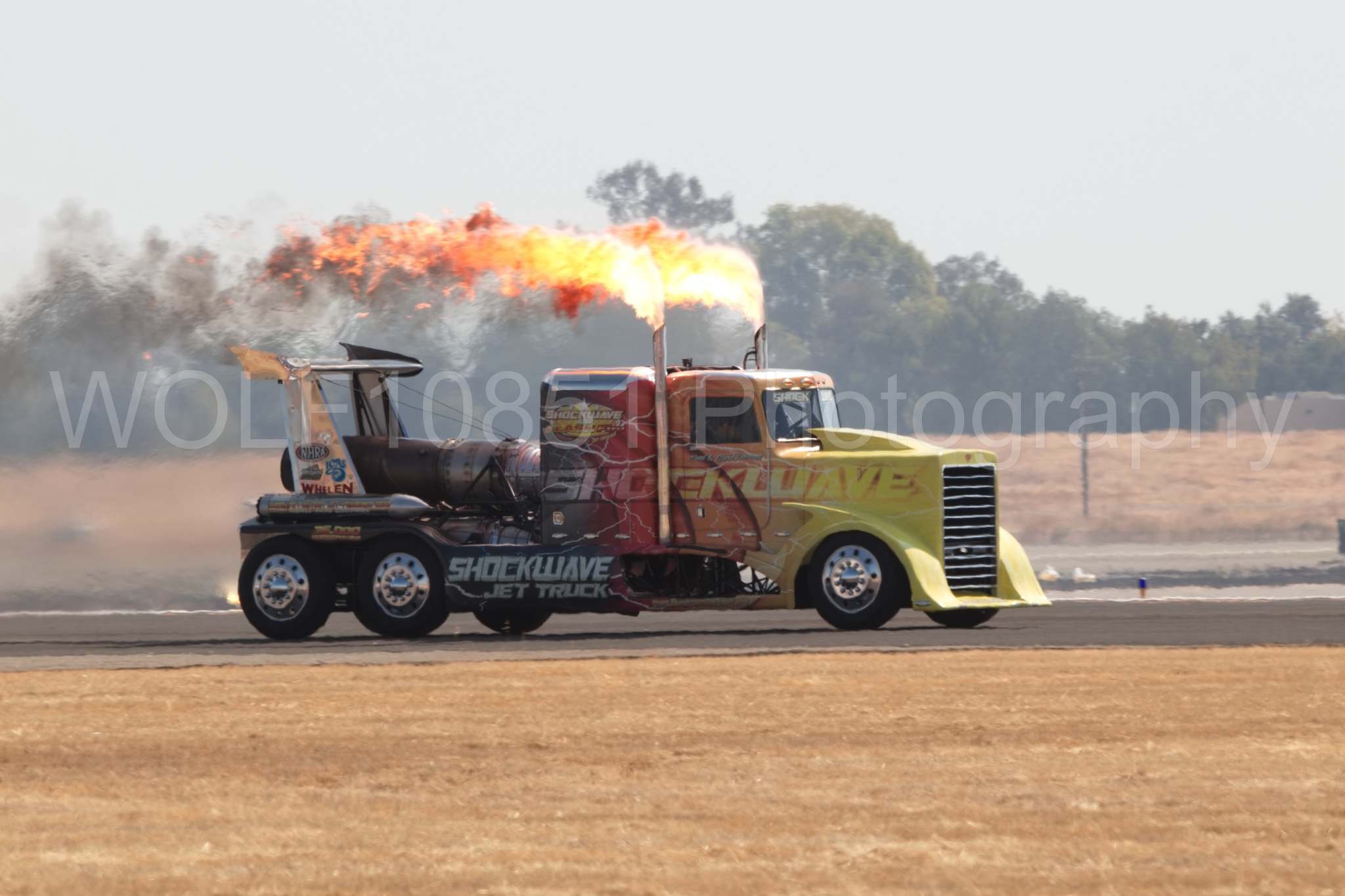 Aviation photography by WOLF10851 featuring ShockWave Jet Truck, California Capital Airshow 2018.