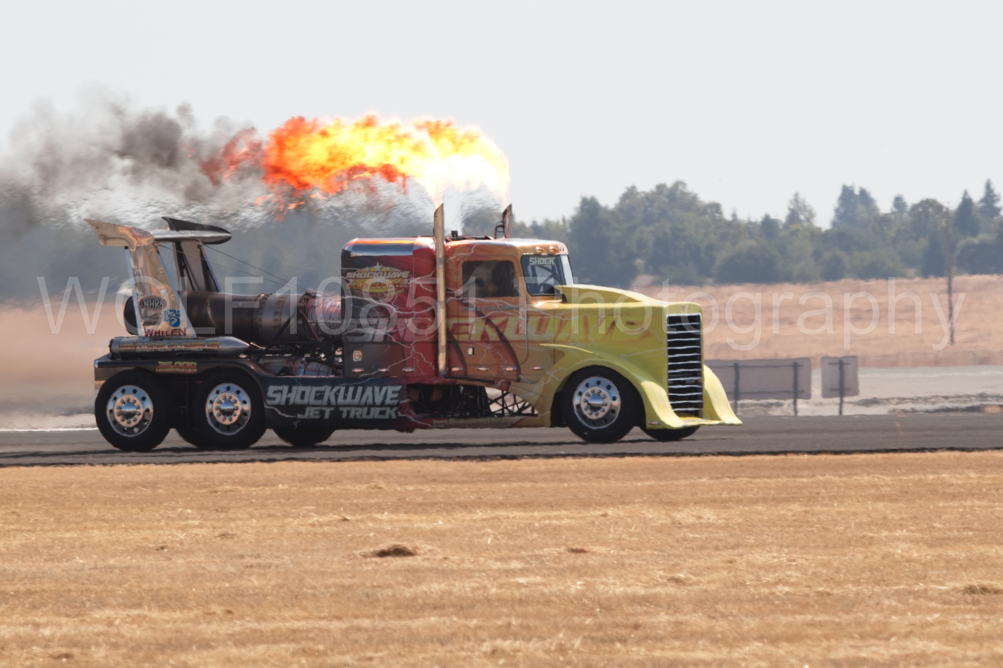 Aviation photography by WOLF10851 featuring ShockWave Jet Truck, California Capital Airshow 2018.