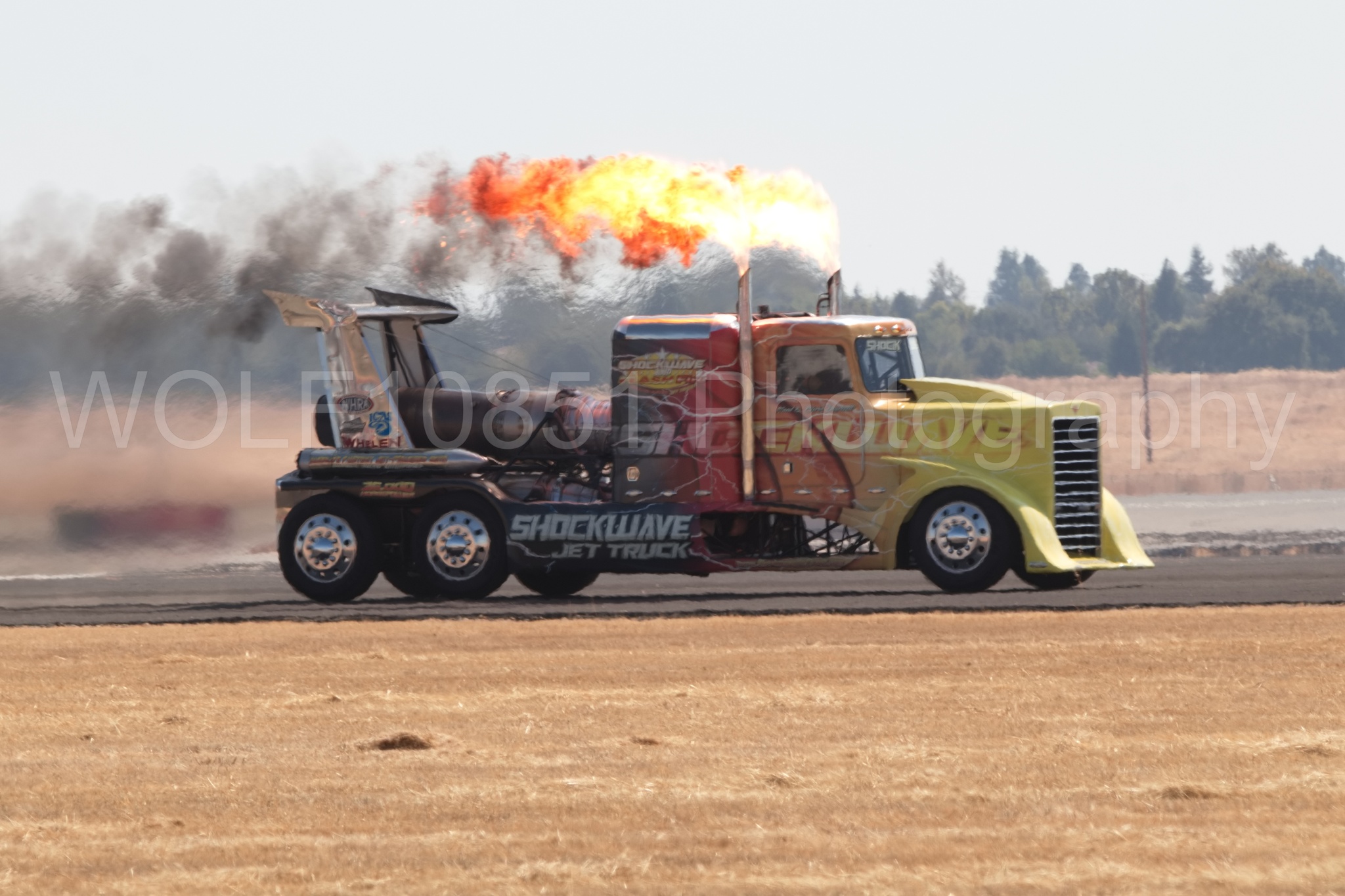 Aviation photography by WOLF10851 featuring ShockWave Jet Truck, California Capital Airshow 2018.
