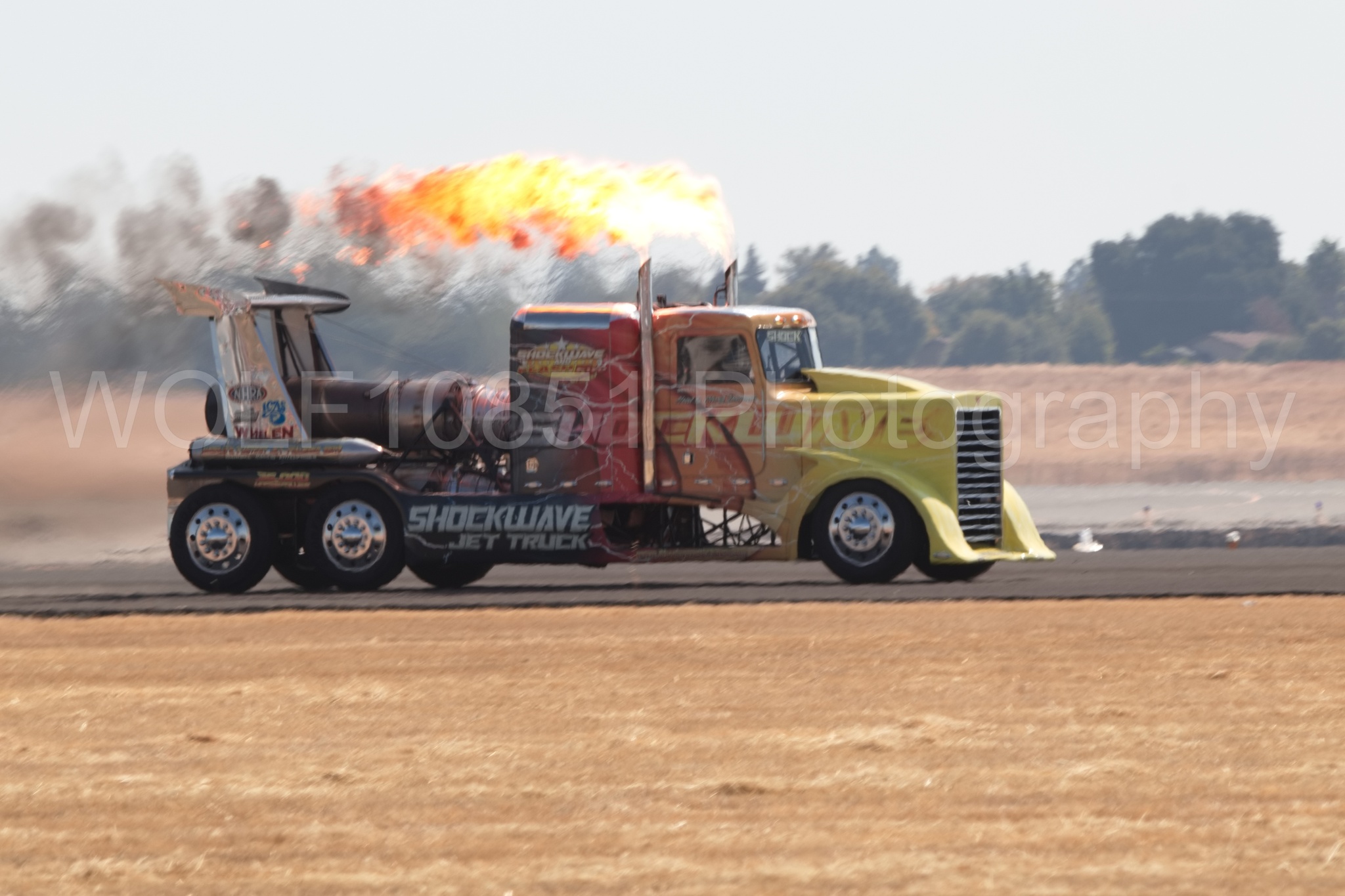 Aviation photography by WOLF10851 featuring ShockWave Jet Truck, California Capital Airshow 2018.